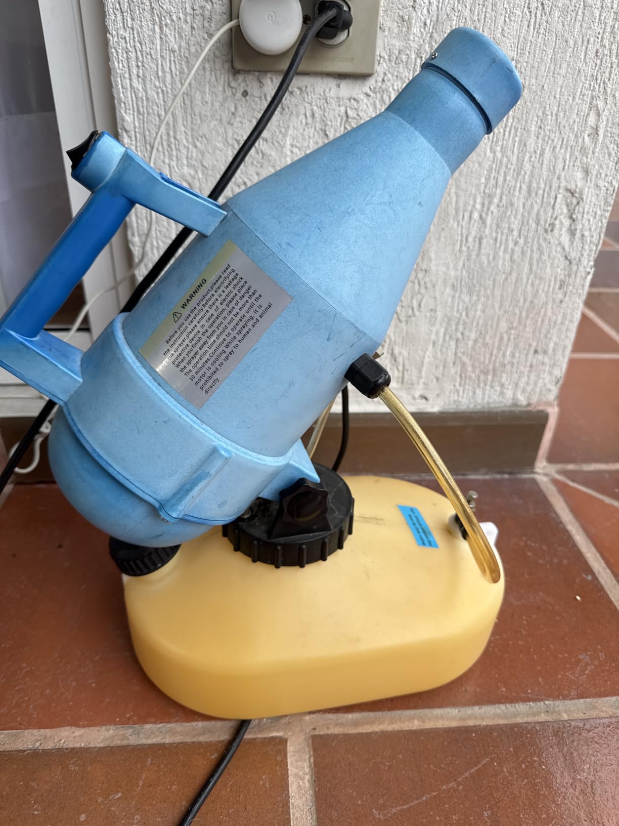 Electric ULV Portable Fogger Sprayer Machine 4.5L (1.2 Gallon) Cold Fogger Machine Spraying Distance 30ft for Home, Hotel, Church, School, Yard customer photo 1