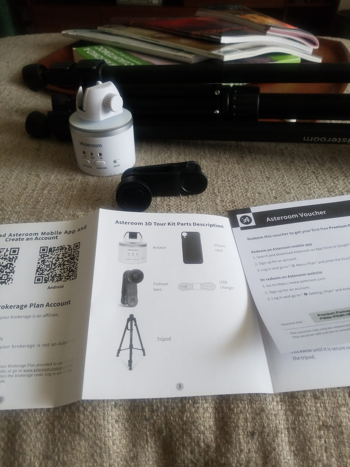 360 Camera 3D Virtual Tour Real Estate Kit - Gear Includes: Tripod, Digital Camera Rotator, Fisheye Cam Lens (Asteroom Phone Case Not Included, Purchased Separately on Amazon) customer photo 2
