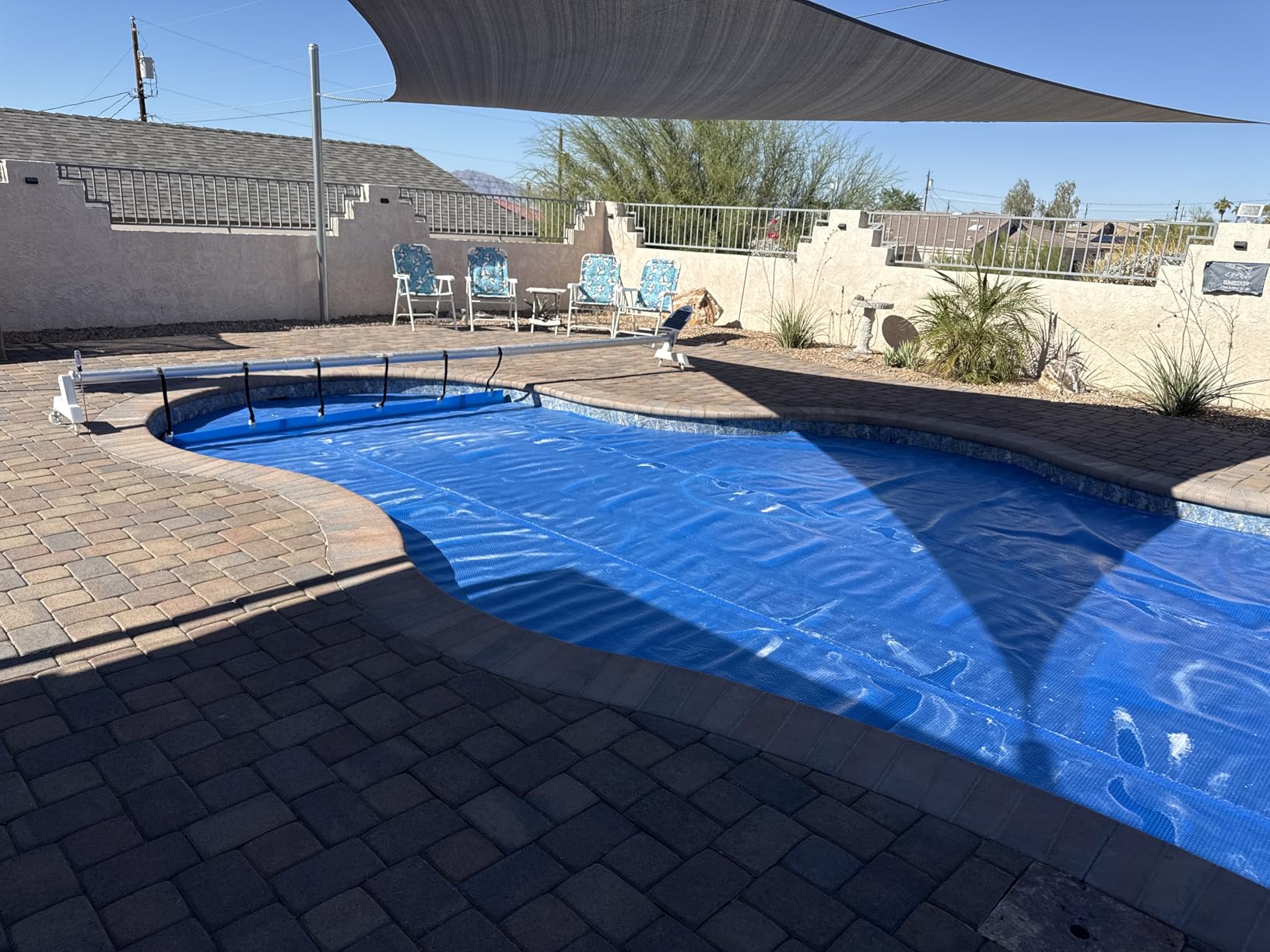 Automatic Motorized Solar Blanket Cover Reel/Roller for Pools up to 20x40' customer photo 1
