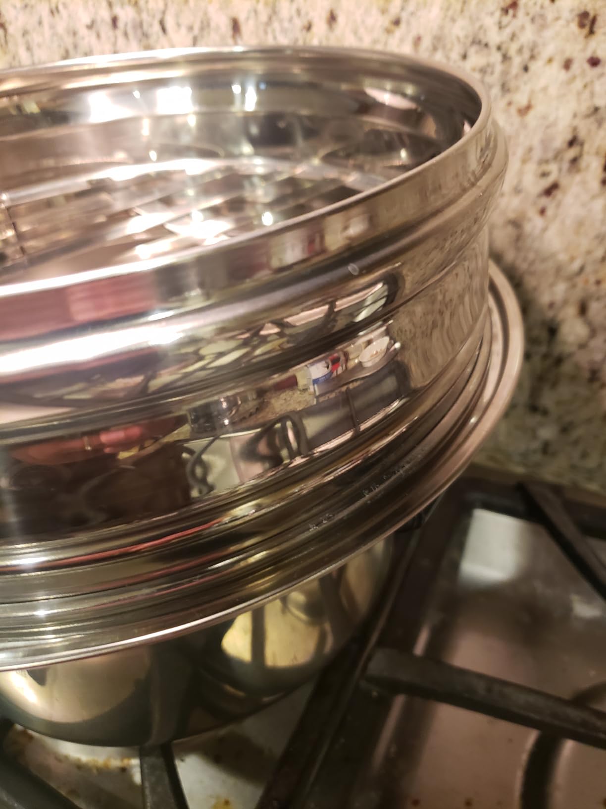 HAPPI STUDIO Bamboo Steamer Basket 10 Inch, Extra Deep Dumpling Steamer Set customer photo 1