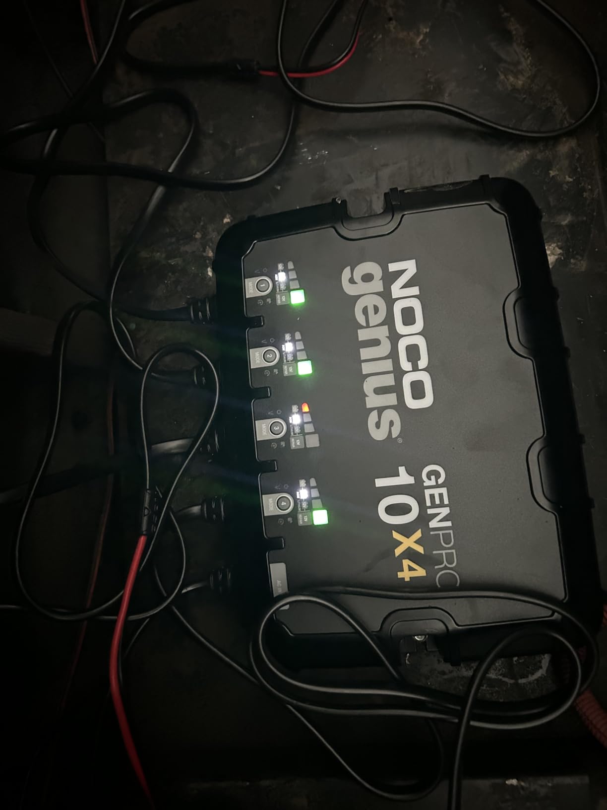 NOCO Genius GENPRO10X4: 4-Bank, 40A Onboard Battery Charger - 10A Per Bank, 12V Waterproof Marine Charger with Overcharge Protection & Temperature Compensation customer photo 1
