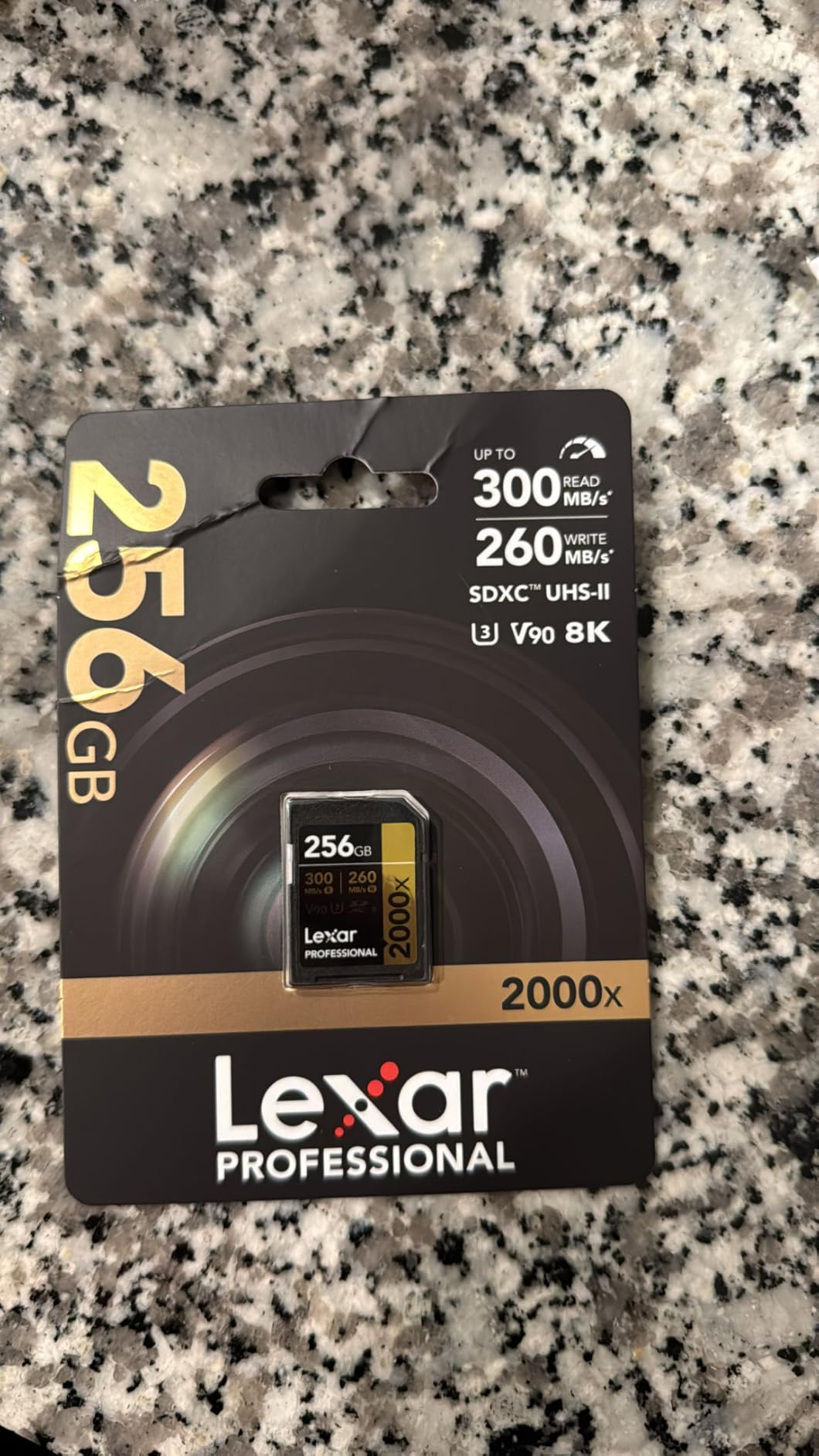 Lexar 64GB 2000x SD Memory Card, 300MB/s Read, 8K, V90, U3, UHS-II customer photo 2