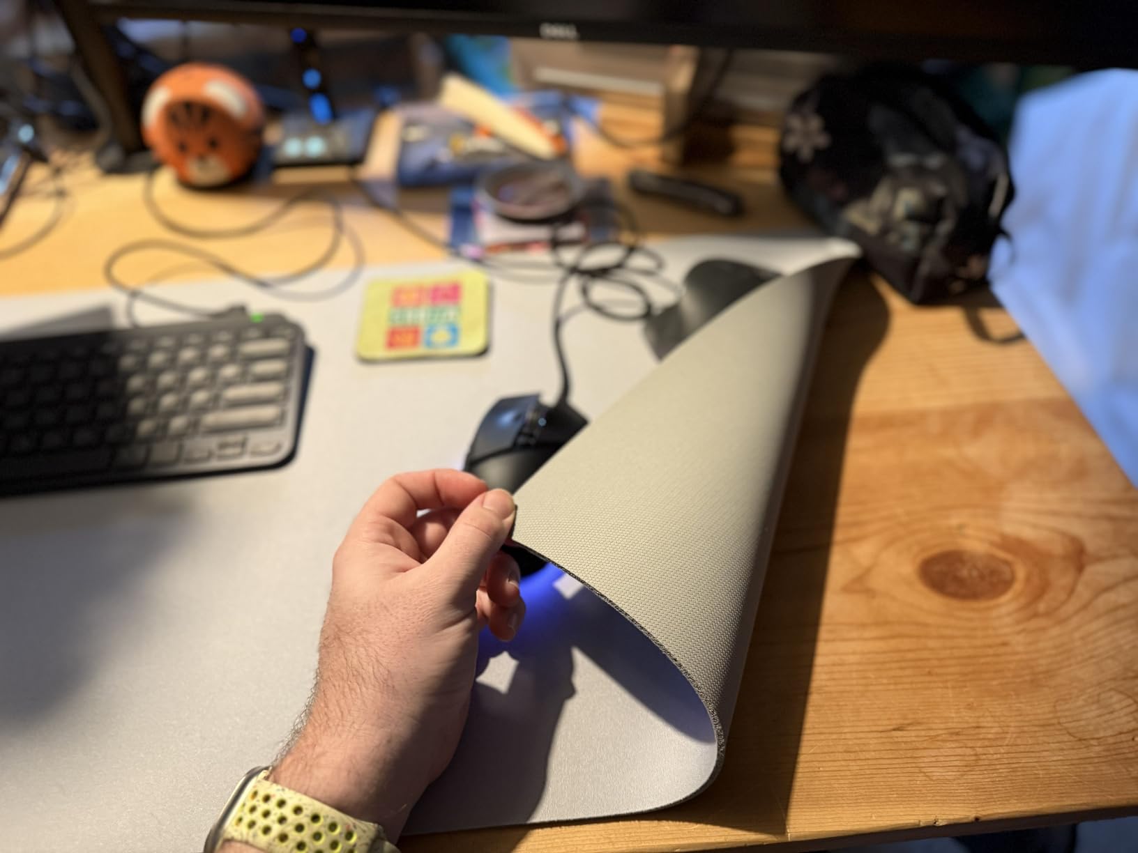 Razer Pro Glide, Thick, High-Density Foam, Non-Slip Base, Medium | Textured Micro-Weave Cloth Surface customer photo 1