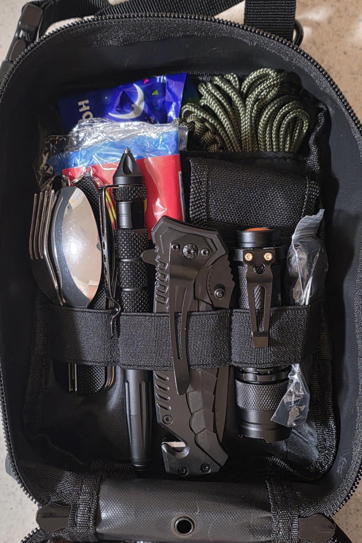 TAIMASI 238 Pcs Emergency Survival Kit with First Aid Kit and Molle Pouch | Survival Gear Emergency Supplies Emergency Tent for Earthquake, Outdoor Adventure, Camping, Hiking, Hunting customer photo 2