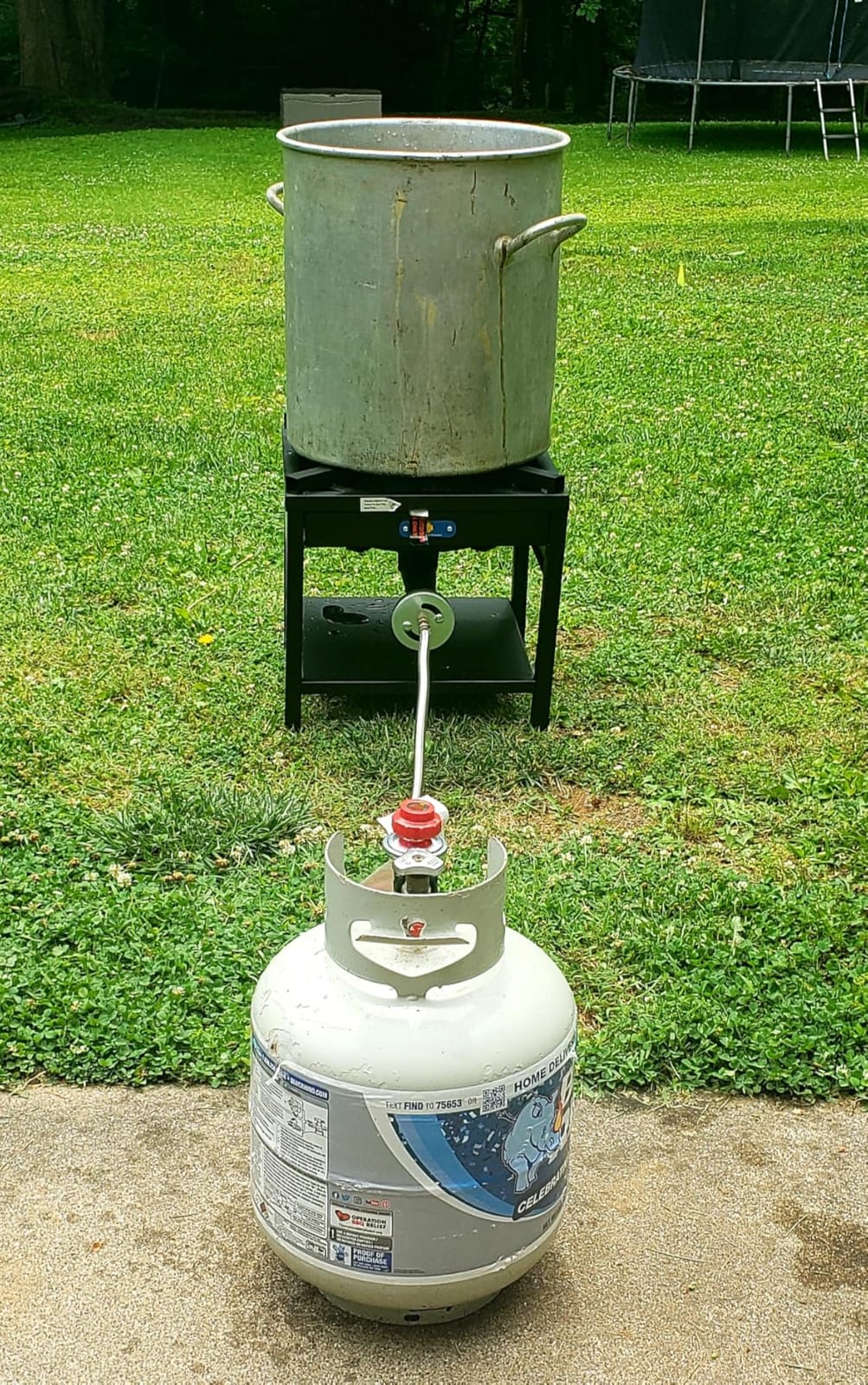 ARC Stainless Steel Propane Burner Outdoor Stove 200K BTU High-Pressure customer photo 1