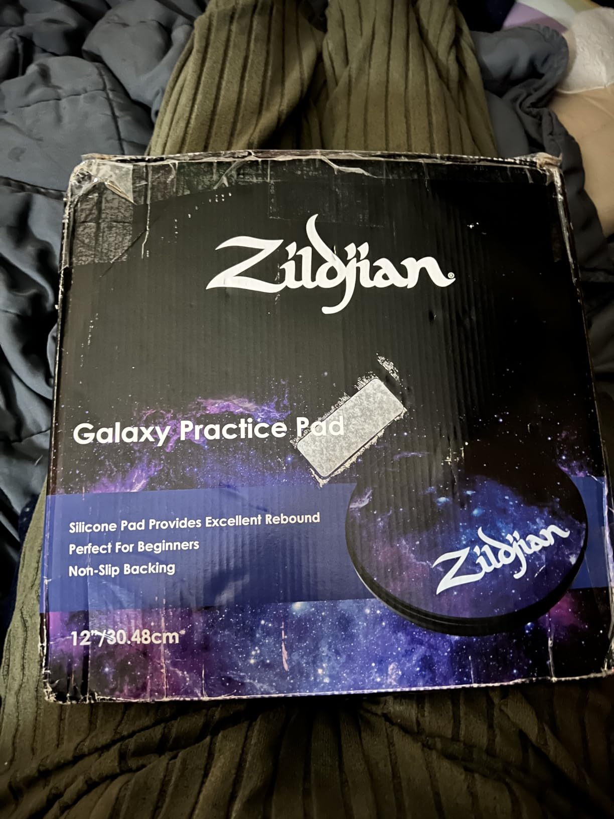 Avedis Zildjian Company Galaxy Practice Pad - 12-inch customer photo 1