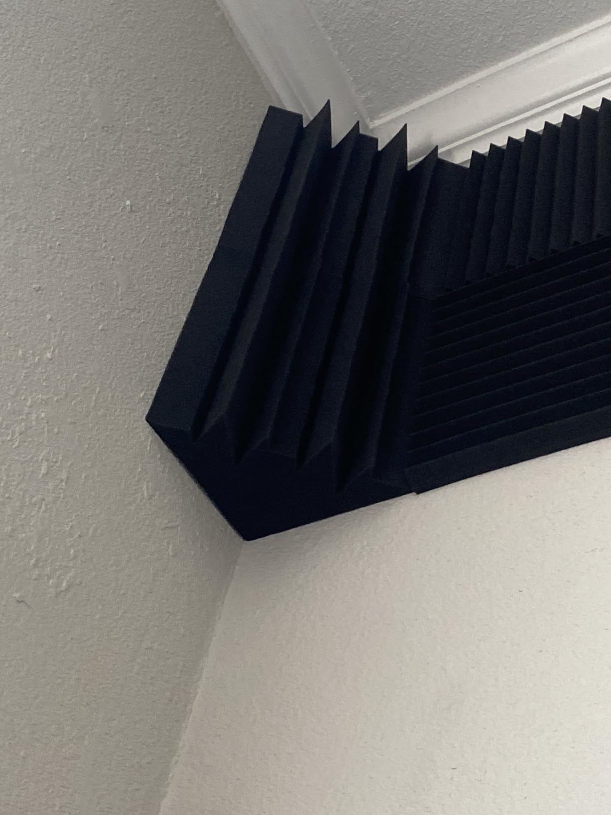 8 Pack - Bass Traps Acoustic Foam Corner, 8''x8''x12'' Black Bass Traps Corner Studio Foam, High Density and Fire-Proof Acoustic Panels Recording Studio Acoustical Treatments customer photo 2