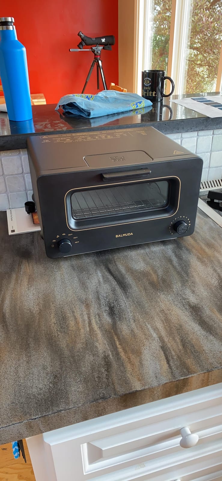 BALMUDA The Toaster | Steam Oven Toaster | Compact Size 14.1