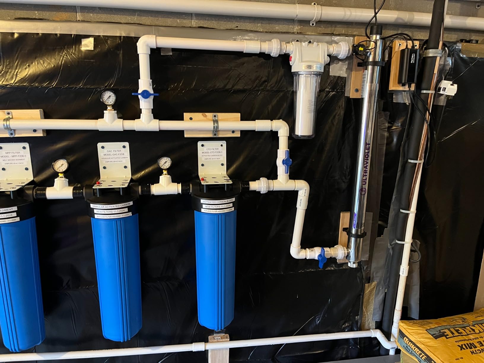 iSpring UVF55FS Whole House UV Water Filter, 1