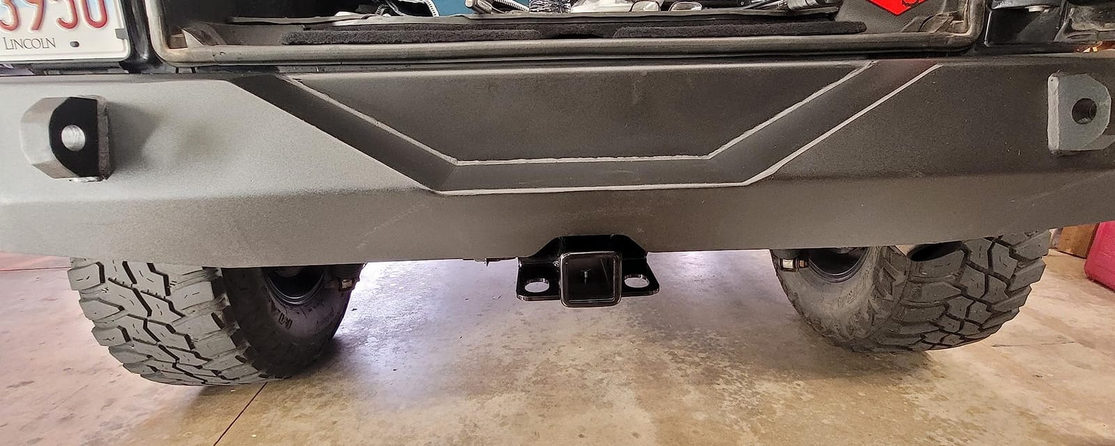 Rough Country Rear Full Width Bumper for 2007-2018 Jeep Wrangler JK - 10593A customer photo 2
