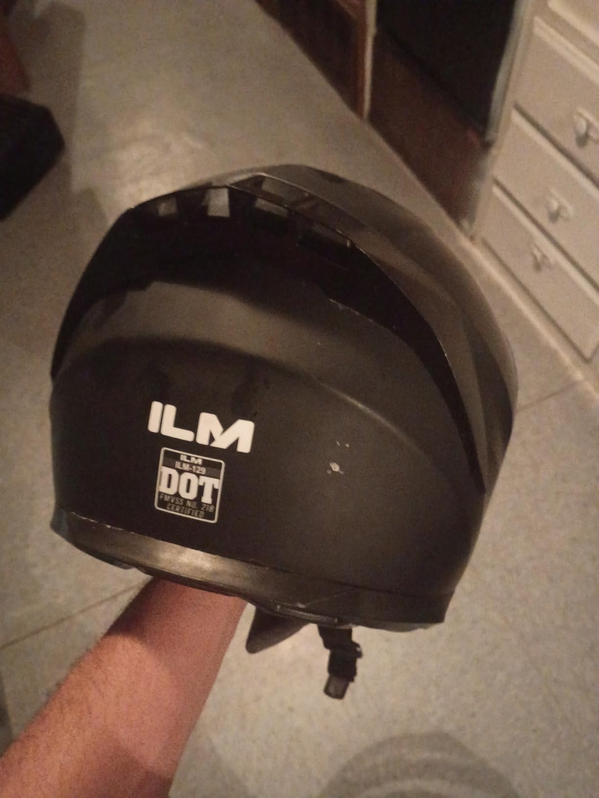 ILM Full Face Motorcycle Helmet DOT Anti-Fog Pinlock 129 | Motorcycle & Snowmobile, Heated shield compatible customer photo 2