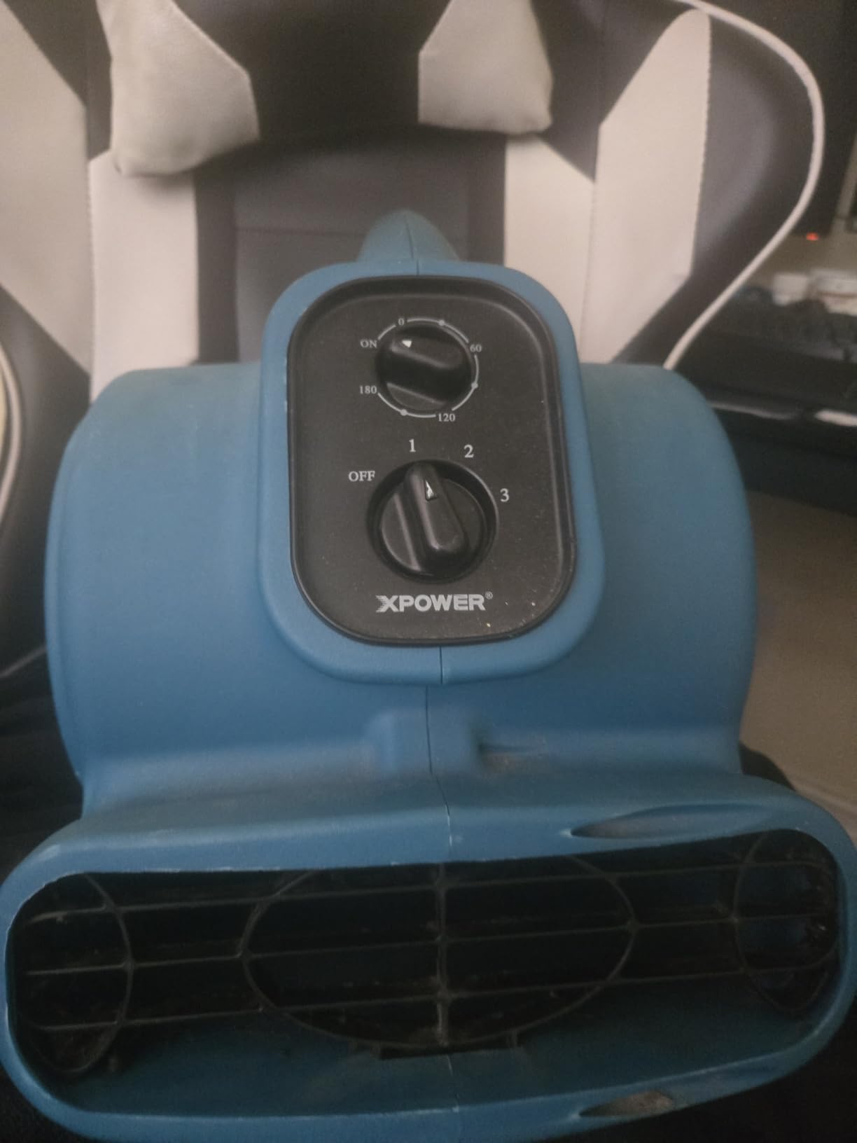XPOWER P-230AT Mini Mighty 1/4 HP 925 CFM Centrifugal Air Mover, Carpet Dryer, Floor Fan, Blower, Stackable, Daisy Chain, for Water Damage Restoration, Janitorial, Plumbing, Home Use customer photo 2