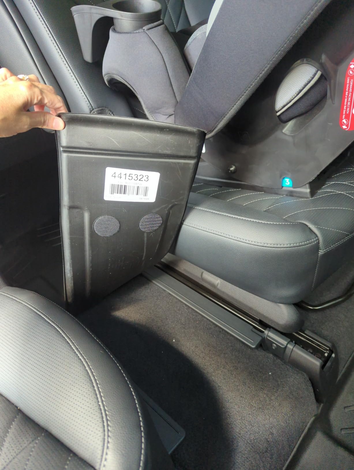 WeatherTech Custom Fit FloorLiners for Kia Telluride - Full Set (441532-1-2-3), Black customer photo 1