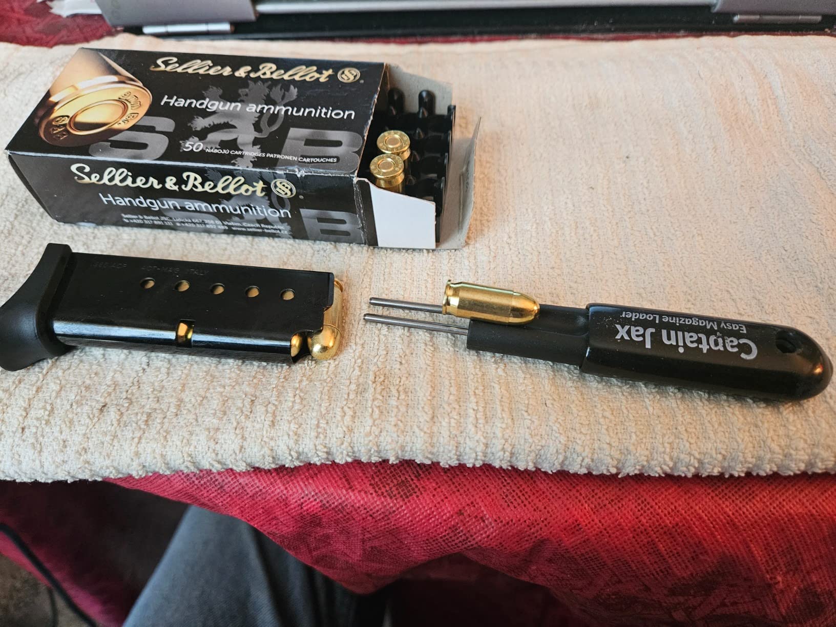 The BEML Magazine Loader, Universal - Fits All Calibers | Fastest and Easiest Way to Load a Magazine Fits All Calibers, Stocking Stuffers for Adults - Universal Magazine Loader customer photo 1