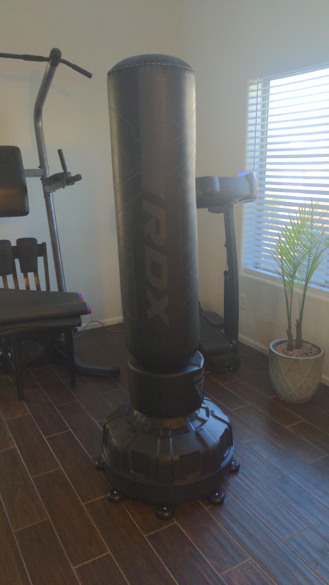 RDX XXL 330LBS Freestanding Punching Bag with Cover and Gloves - 72 inch Adult Heavy Pedestal Punch Bag Set - 17 Suction Cup 8 Extended Legs Stand Base - Kick Boxing MMA Home Gym Fitness customer photo 2