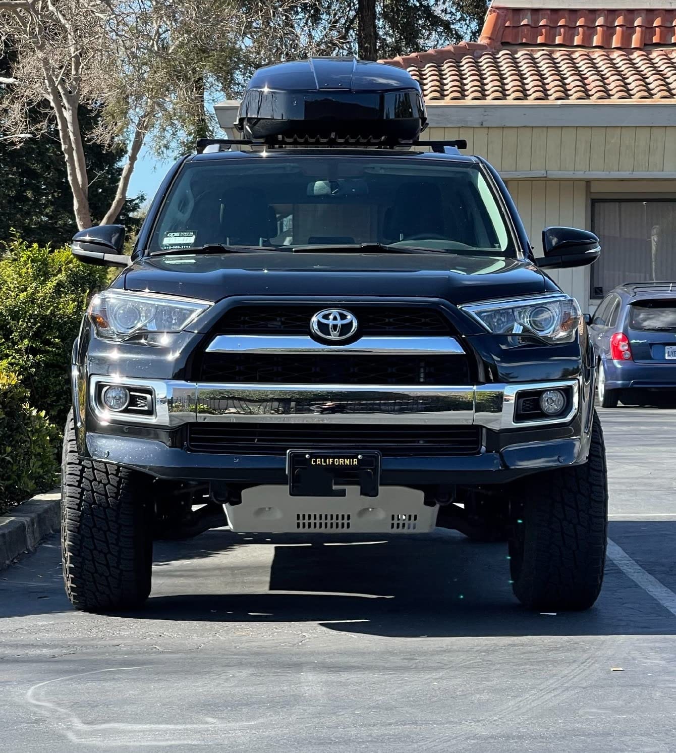 ECOTRIC Skid Plate Compatible with 2014-2024 Toyota 4Runner & 2009-2014 FJ Cruiser 4.0L V6 Aluminum Front Skid Plate Protection Replacement for PTR6089190 customer photo 2