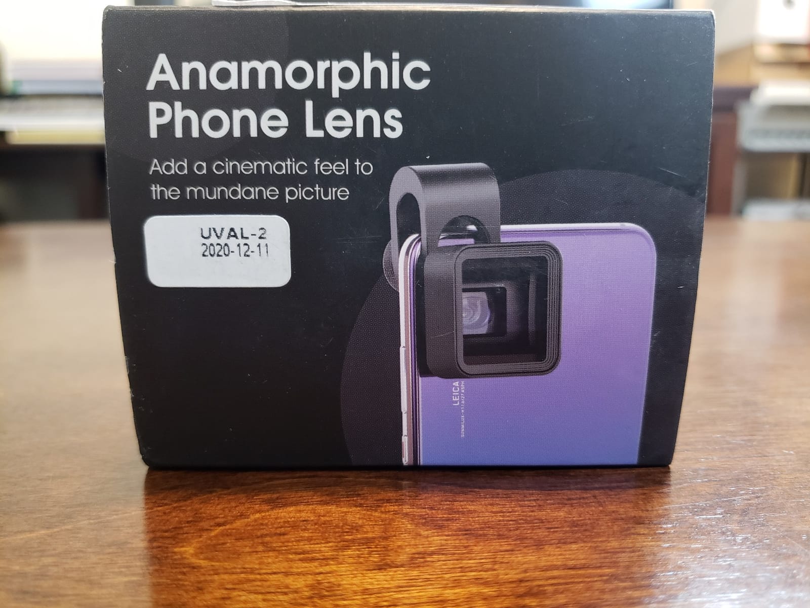USKEYVISION 1.55X Anamorphic Lens Filmmaking 2.76:1 Ratio Lens for iPhone 15/14/13 Mini/Pro/Max Andorid Smartphone Lens Compatible w/FilmicPro FotorGear Promovie App(UVAL-1.55XS) Black customer photo 2