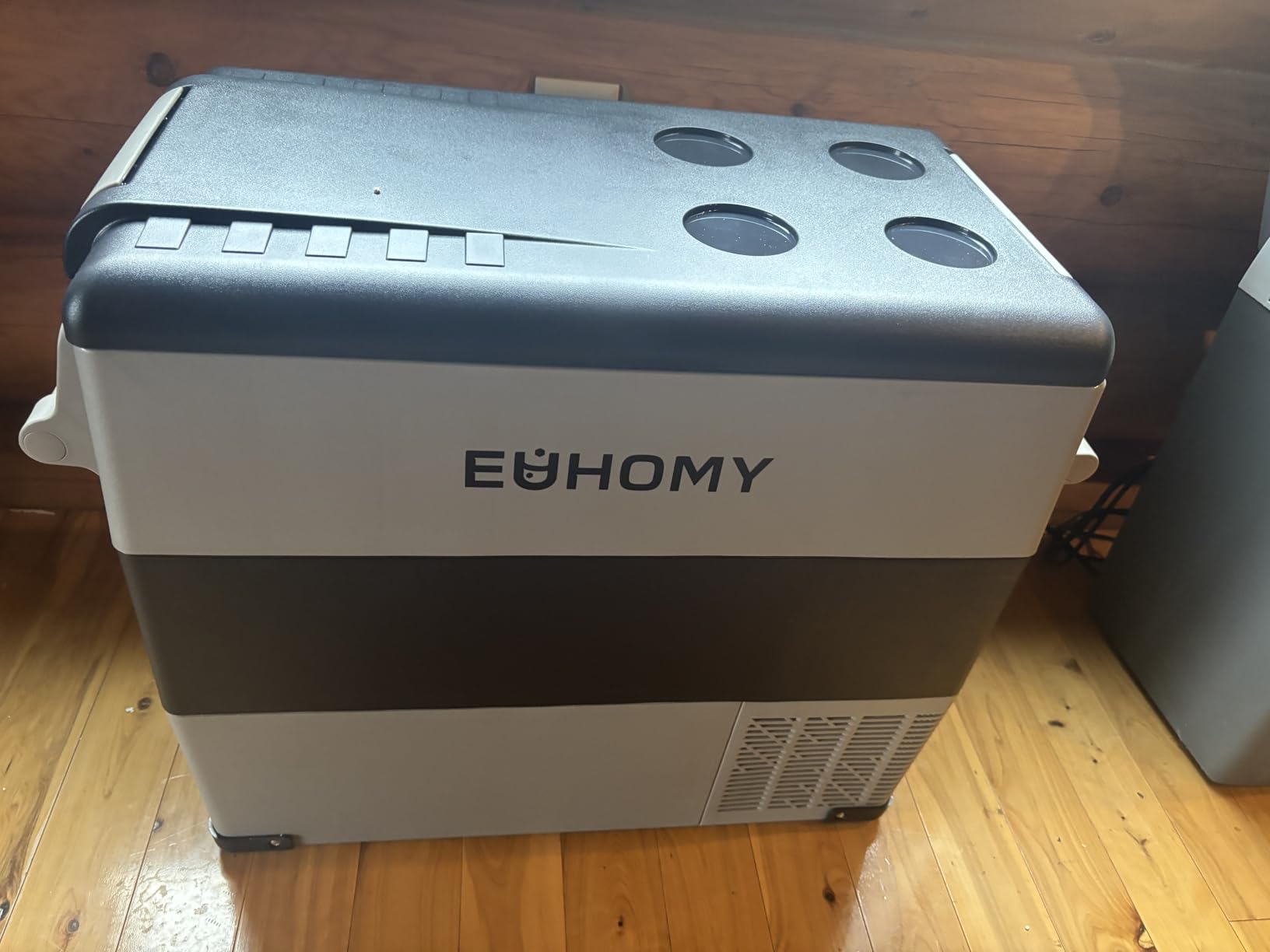 EUHOMY 59QT 12 Volt Refrigerator, -4℉~68℉ Portable Fridge for Car | No Ice Needed, 12V&100-240V, Compressor Cooling, ECO/MAX Modes, 3-Level Battery Protection, Truck/Travel/Home Use, Low Noise customer photo 2
