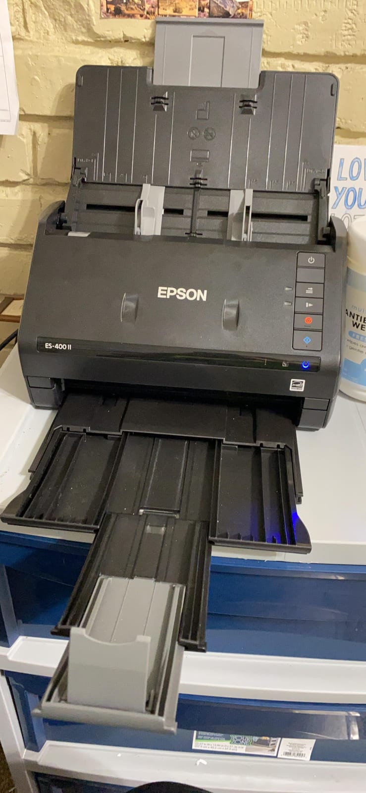 Epson Workforce ES-400 II High-Speed Color Duplex Desktop Document Scanner | For Computers including PC and Mac with Auto Document Feeder and Image Adjustment Tools customer photo 1