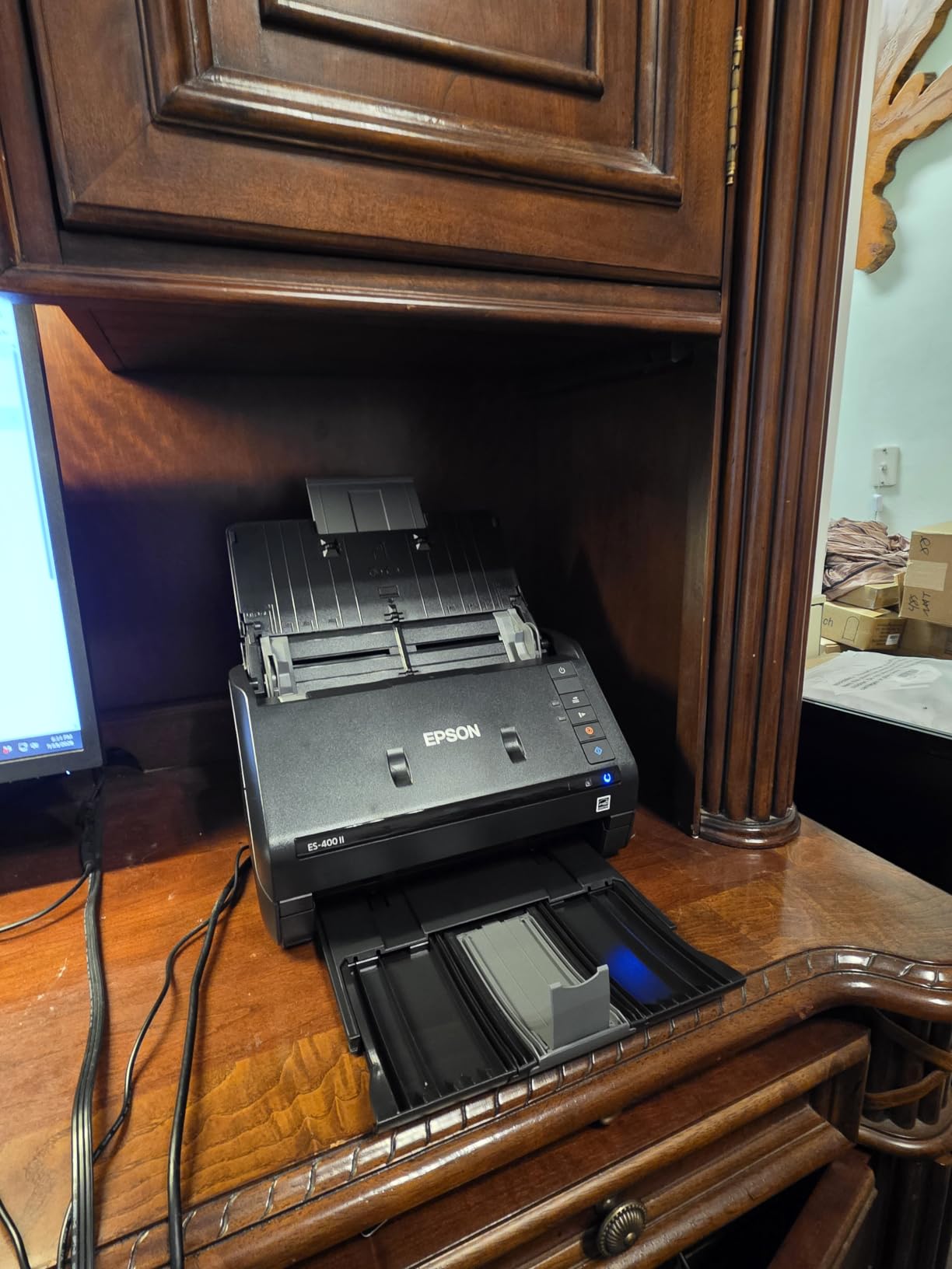 Epson Workforce ES-400 II High-Speed Color Duplex Desktop Document Scanner | For Computers including PC and Mac with Auto Document Feeder and Image Adjustment Tools customer photo 2