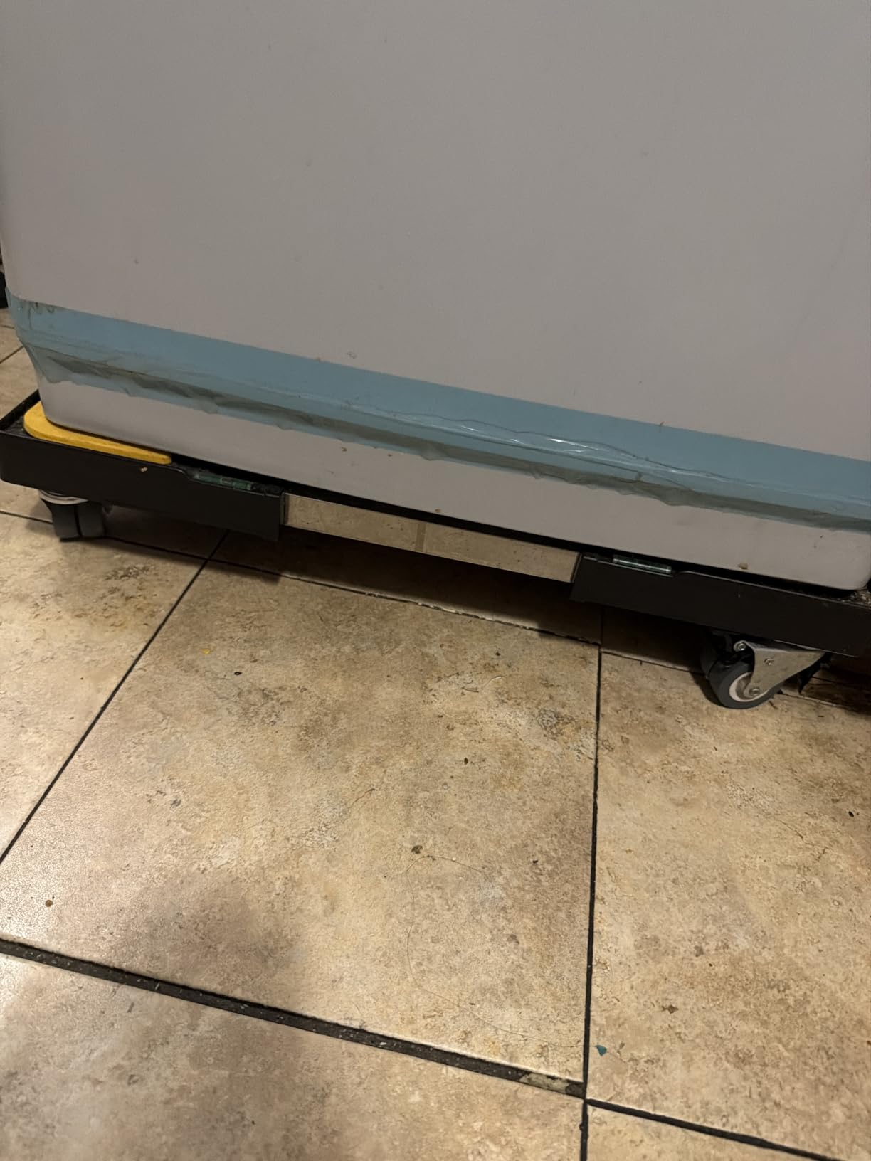 W B D WEIBIDA Appliance Dolly Cart with 4 Locking Twin Wheels Mini Fridge Stand Adjustable Furniture Mover Mobile Roller Base for Washing Machine, Dryer, Refrigerator, Laundry Pedestal customer photo 2