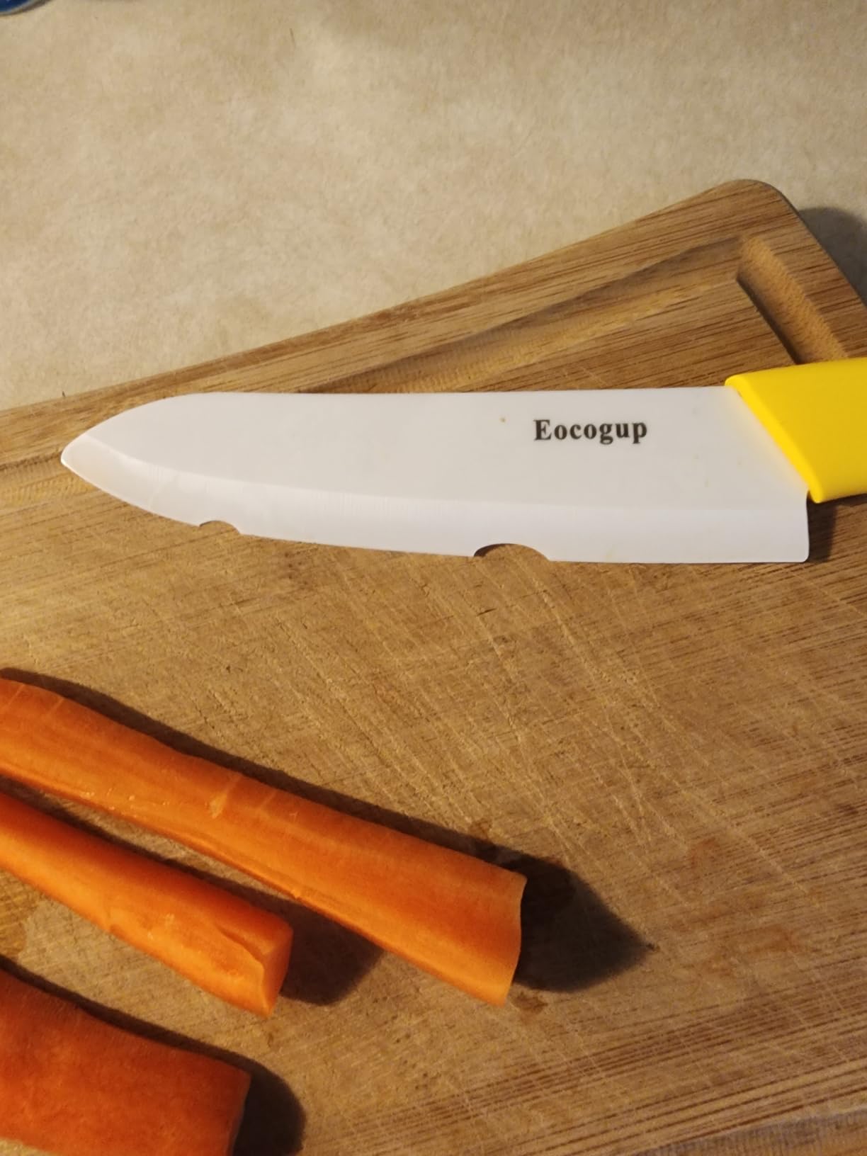 Eocogup Ceramic Knife Set, 4-Piece Colored Kitchen Knives with Sheaths customer photo 2