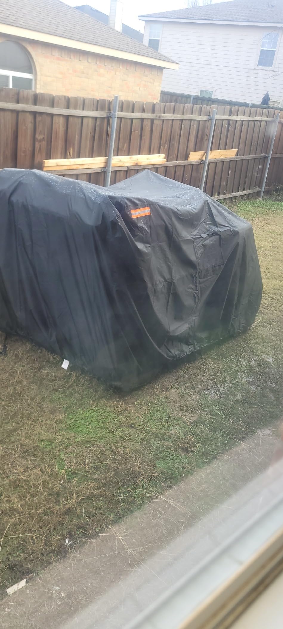KEMIMOTO 300D ATV Cover, Universal Waterproof Four Wheeler Cover | Compatible with Polaris Sportsman 450 570 Sportsman Fourtrax Can-Am Kawasaki Arctic Cat CFMOTO, 82.7'' X 51.2'' X 46.5'' customer photo 2