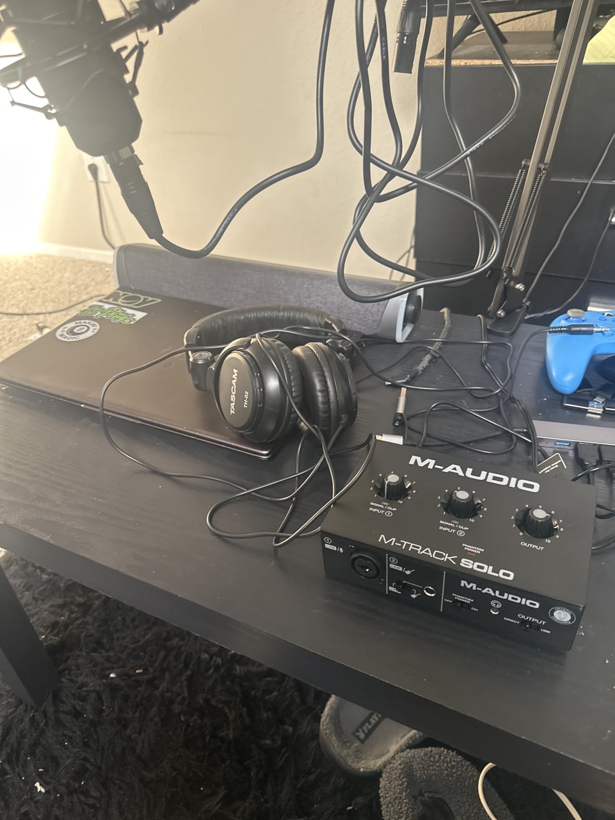 M-AUDIO M-Track Solo USB Audio Interface | XLR, Line and DI Inputs, Professional Software Suite customer photo 1