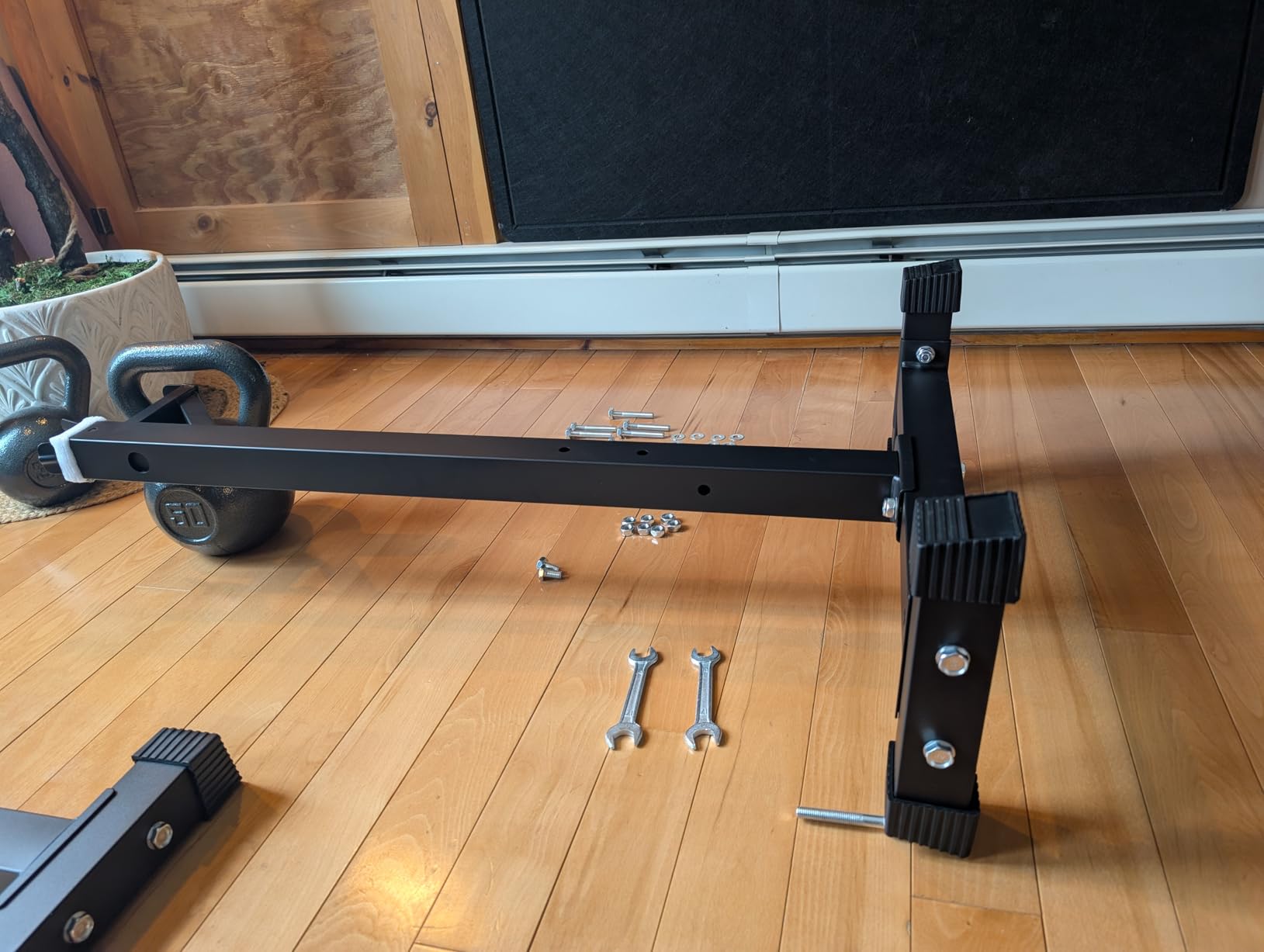 BangTong&Li Squat Rack Stand, Barbell Rack, Bench Press Rack Stand Home Gym Adjustable Weight Rack 550Lbs customer photo 2