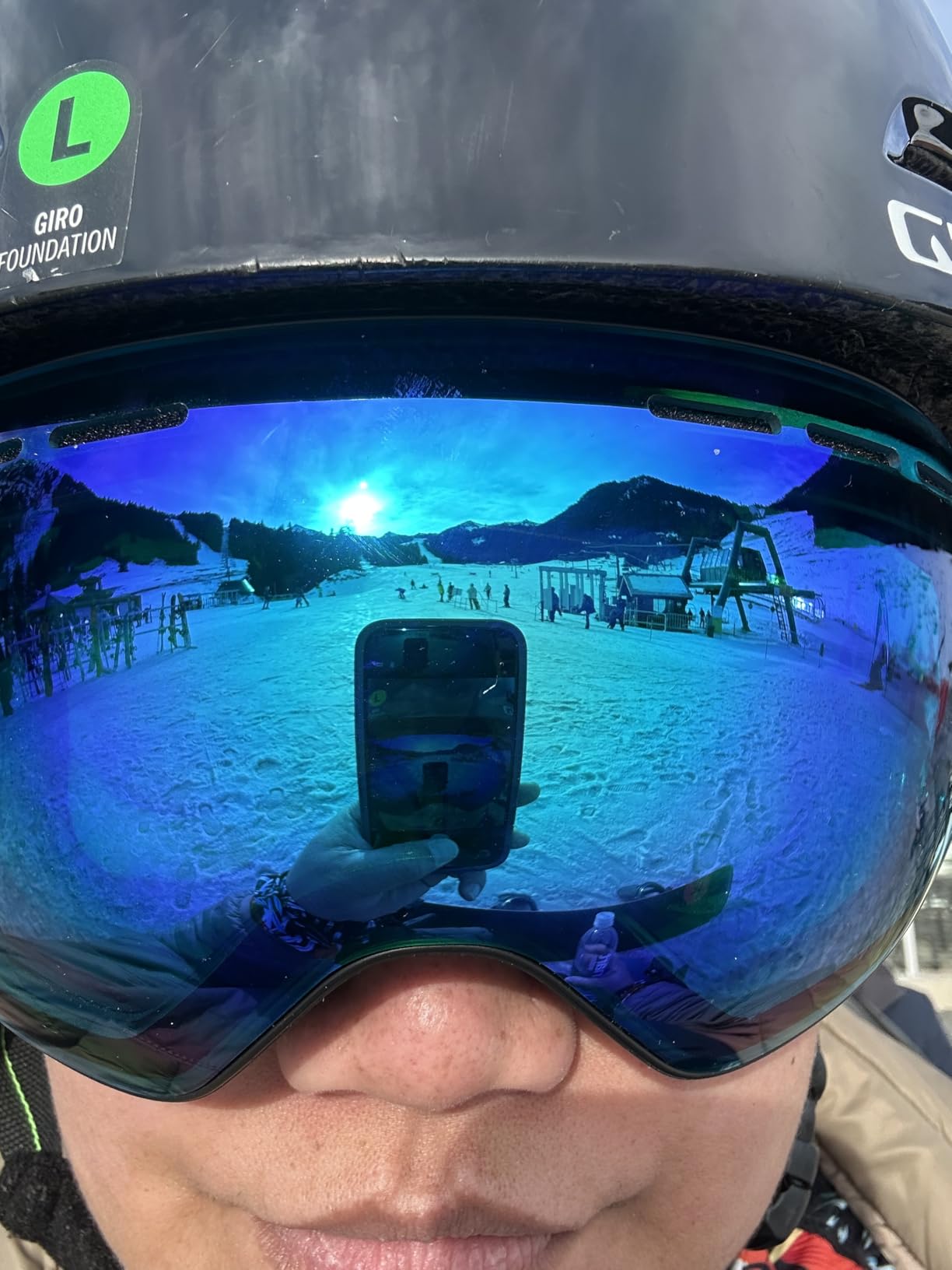 EXP VISION Snowboard Ski Goggles Men Women Youth, Anti Fog OTG Winter Snow Goggles Spherical Detachable Lens customer photo 2
