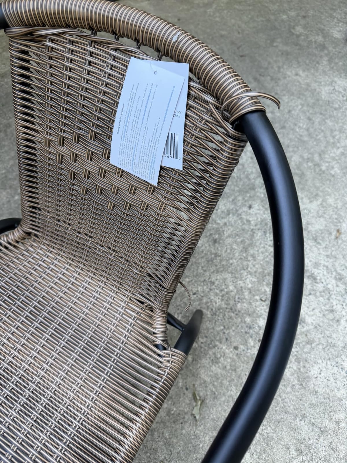 Flash Furniture Lila 4 Pack Beige Rattan Indoor-Outdoor Restaurant Stack Chair | Versatile and Stylish Seating | Commercial Grade, Indoor/Outdoor Use customer photo 1