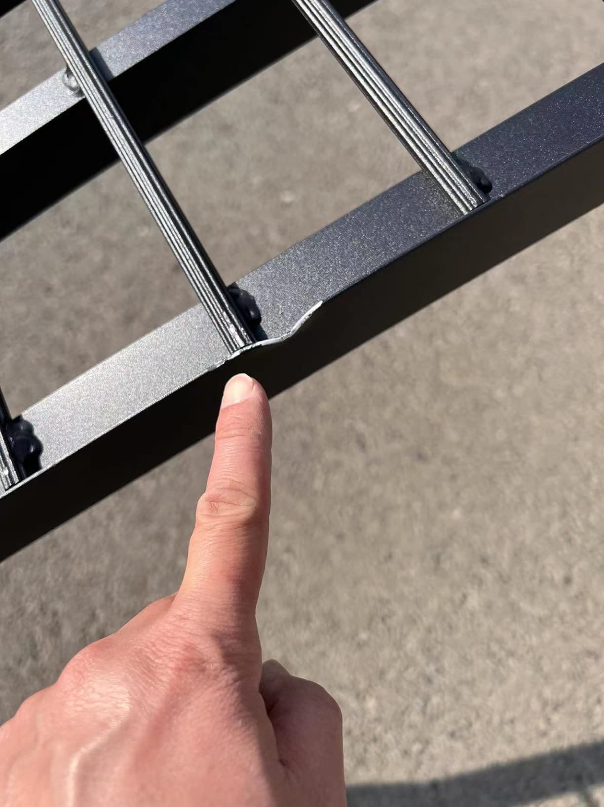 gardhom 2PCS 7.5' Aluminum Truck Ramps, ATV UTV Loading Ramps for Pickup | 3000 LBS/Pair Capacity, Folding, with Silicone Handle, for Motorcycle Golf Cart, with Safety Straps, Silver customer photo 1