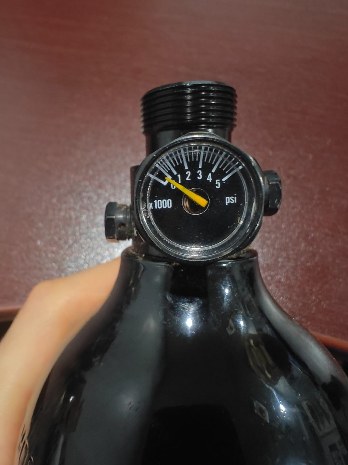 Maddog Aluminum Compressed Air HPA Paintball Tank with Regulator - Airgun Airsoft PCP - Fresh Hydro Date - Ships Empty - Single - Refillable customer photo 2