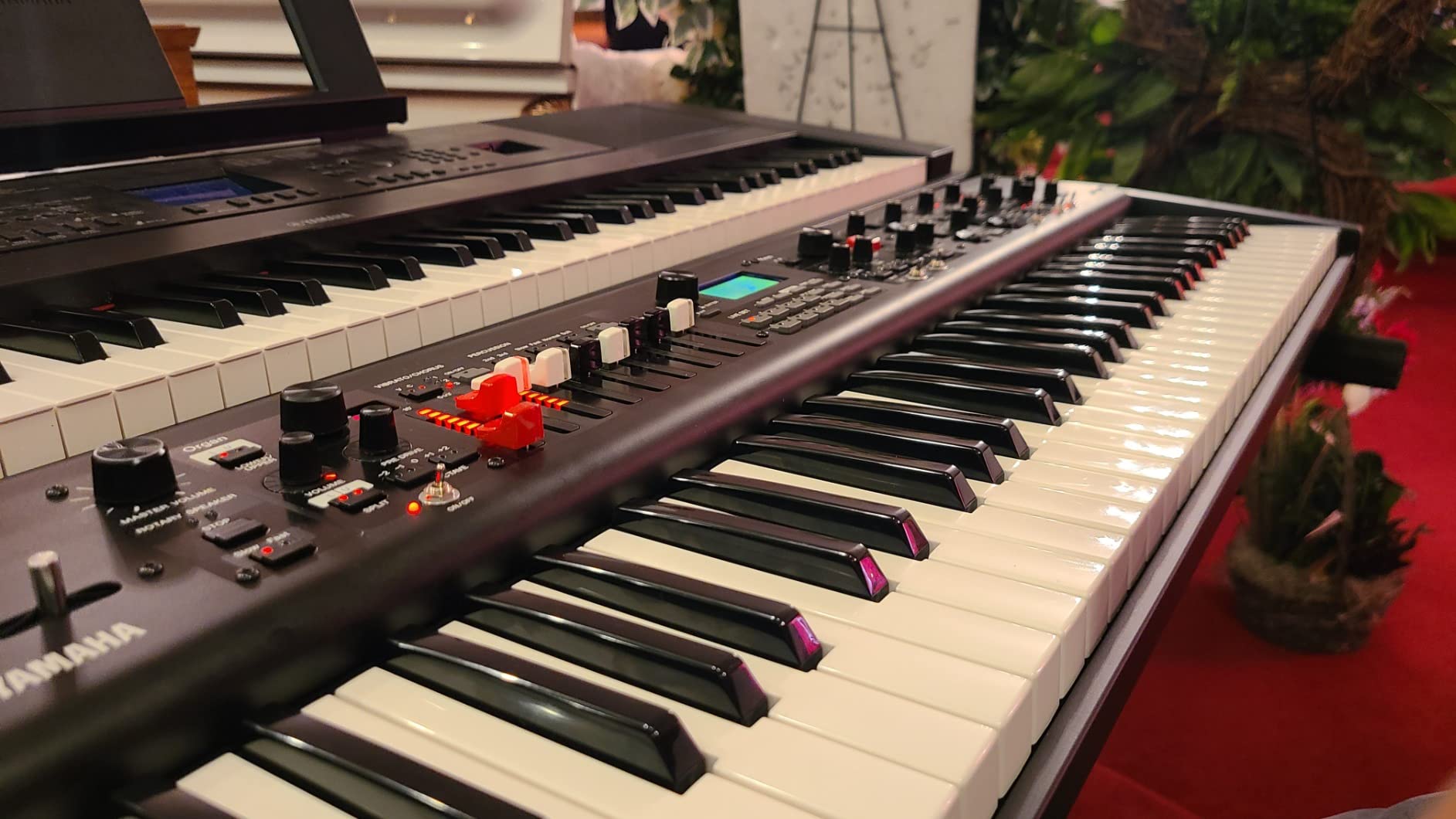 Yamaha YC88 88-Key, Organ Focused Stage Keyboard customer photo 1
