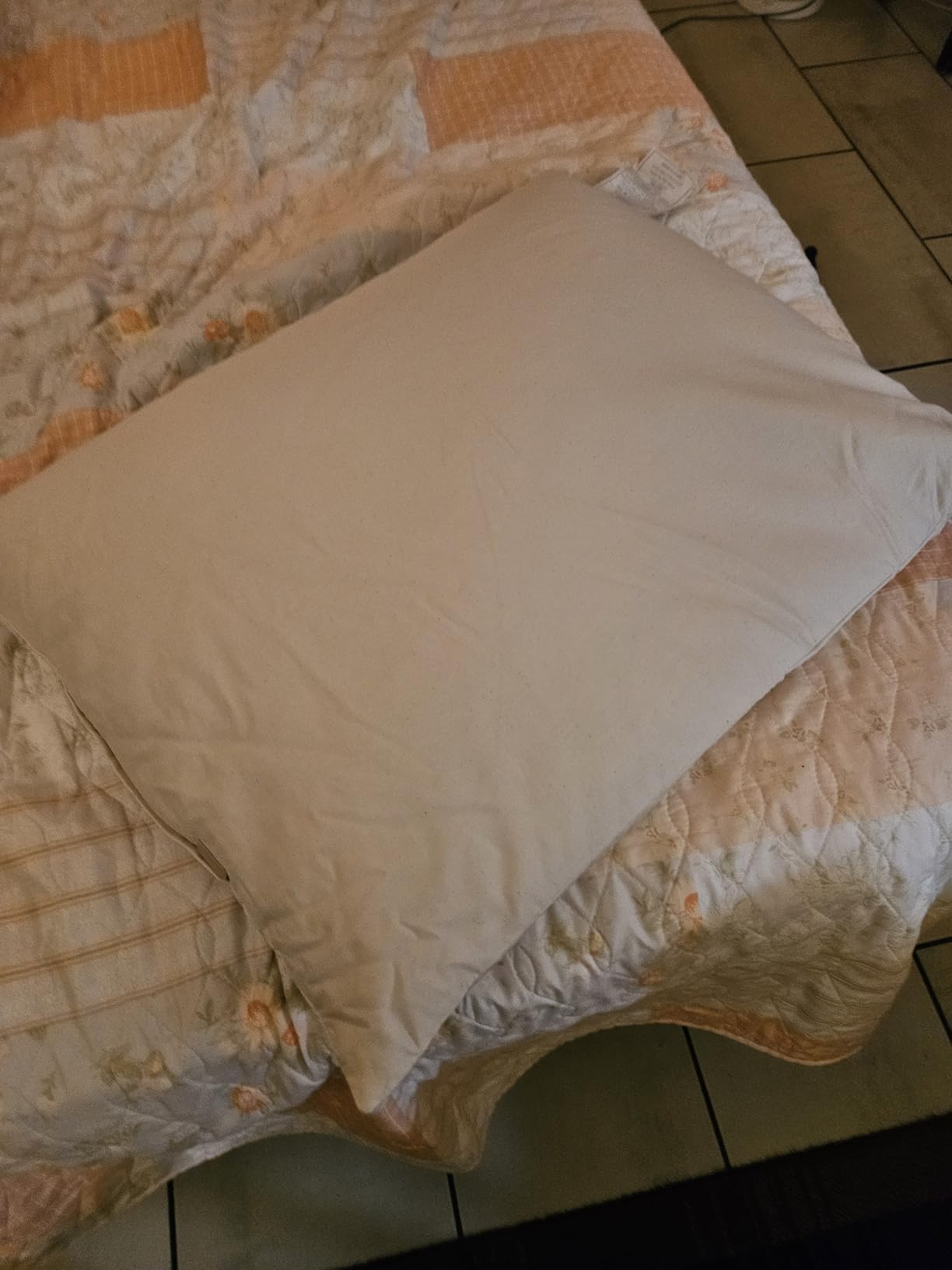 Organic Buckwheat Pillow for Sleeping with Organic Cotton Pillowcase customer photo 2