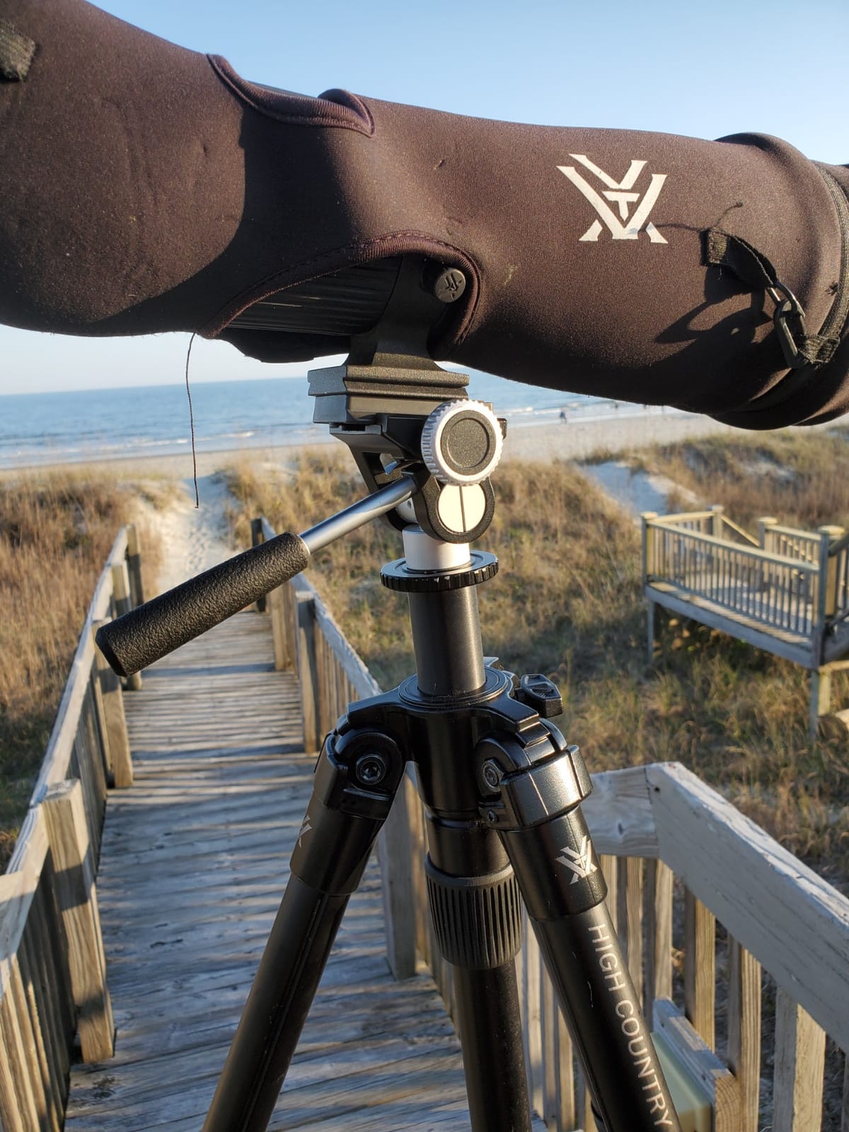 Vortex High Country II Tripod Kit | 2-Way Pan Head - 22 lb Max Load, Arca-Swiss Mount, Aluminum Legs, Flip Lever Leg Locks - Unlimited, Unconditional Warranty customer photo 2