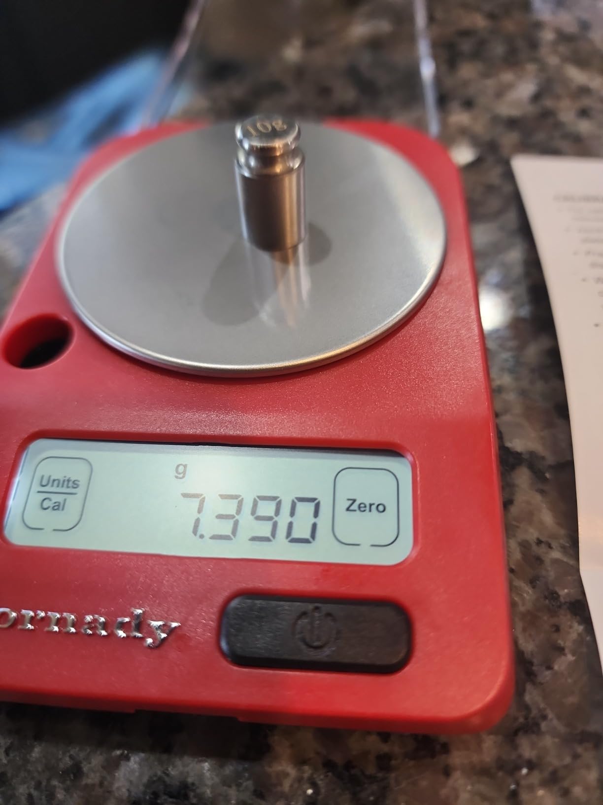 Hornady G3-1500 Electronic Scale, 050104 - Portable Battery Operated Digital Pocket Scale to Weigh Bullets, Cases, Trickle Powder & More Up to 1500 Grain Capacity with 0.1 Accuracy & Reliable Results customer photo 1