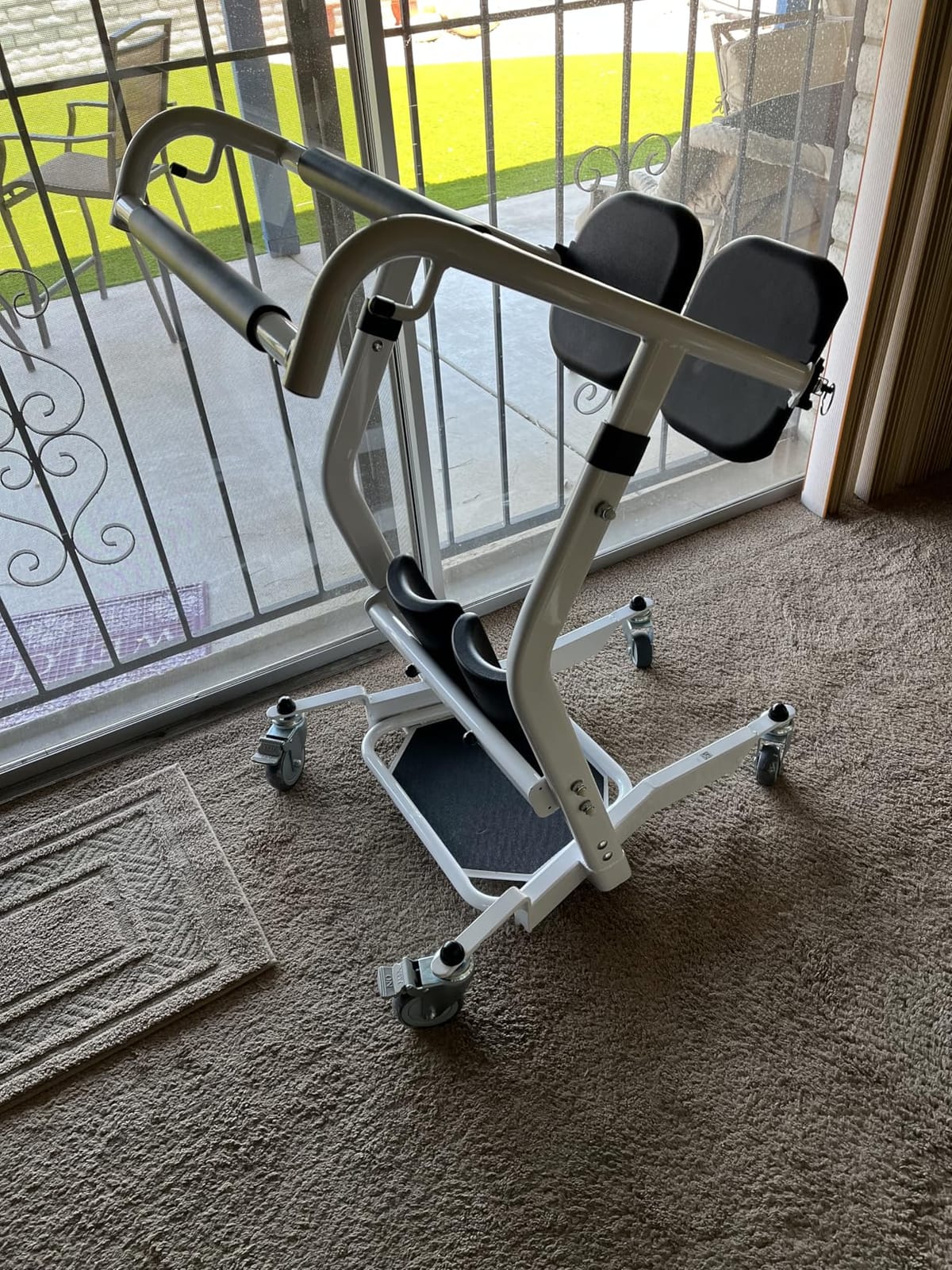 Vive Mobility Sit to Stand Patient Lift for Handicapped - Stand Assist Lift | Aid for Home Care Use - Elderly Lift Assist Transfer Device - Transport Chair Stand Assist for Seniors, Adults & Disabled customer photo 2