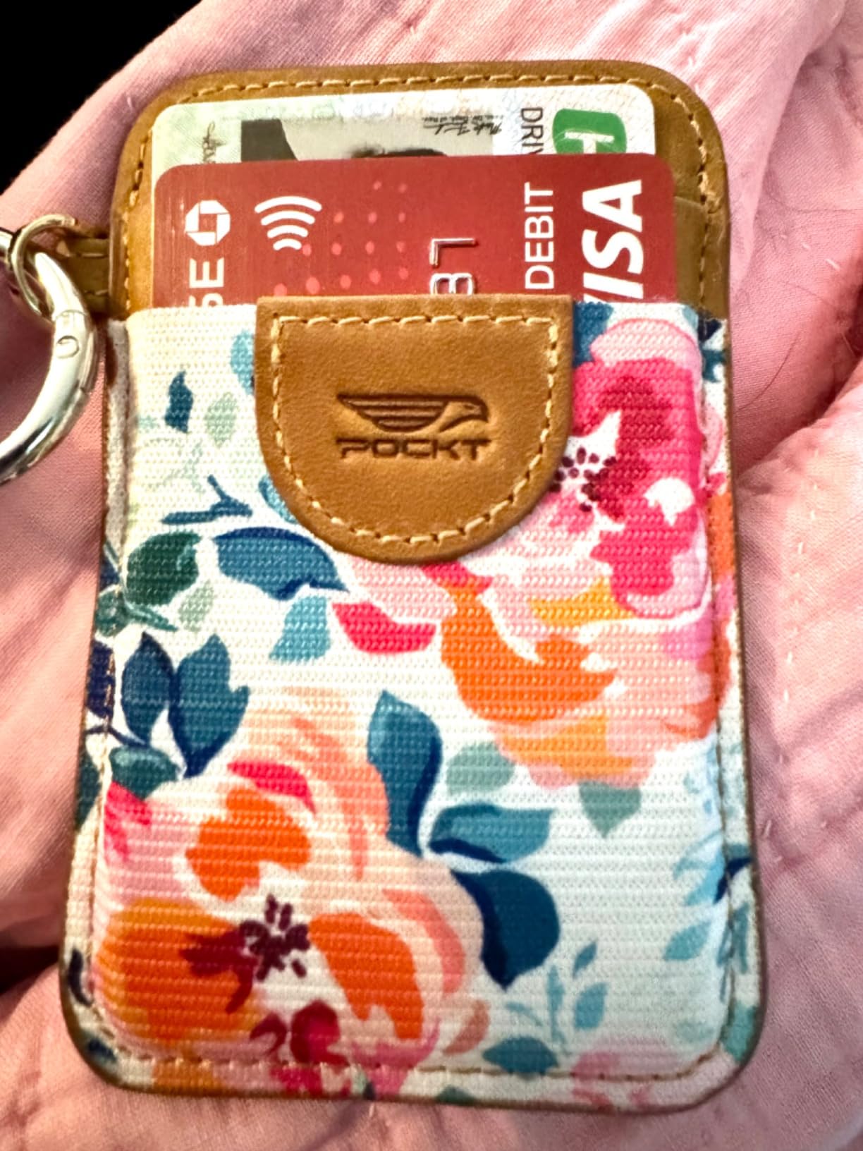 Slim Card Holder Wallet For Men and Women - Minimalist Front Pocket Wallet Elastic Credit Card Holder Genuine Leather RFID Blocking Card Case Wallets | Cali customer photo 2