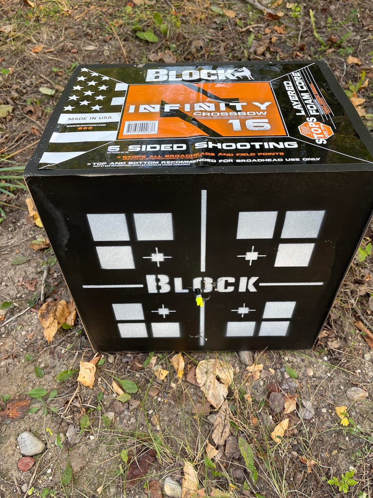 BLOCK Infinity Crossbow 6-Sided Foam Archery Target, 16