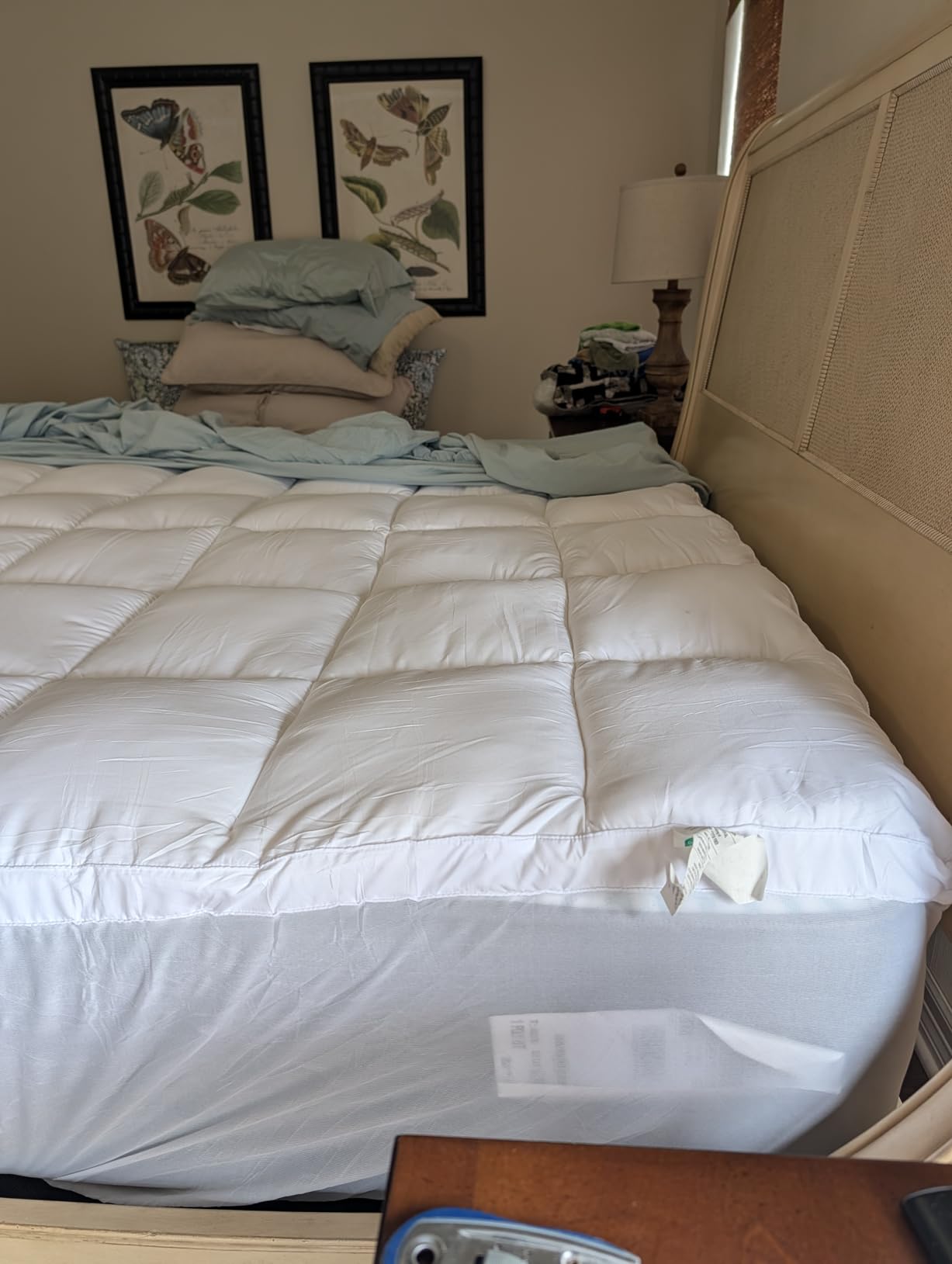 ELEMUSE Queen Goose Down Feather Mattress Topper, Feathered Pillow Top customer photo 1