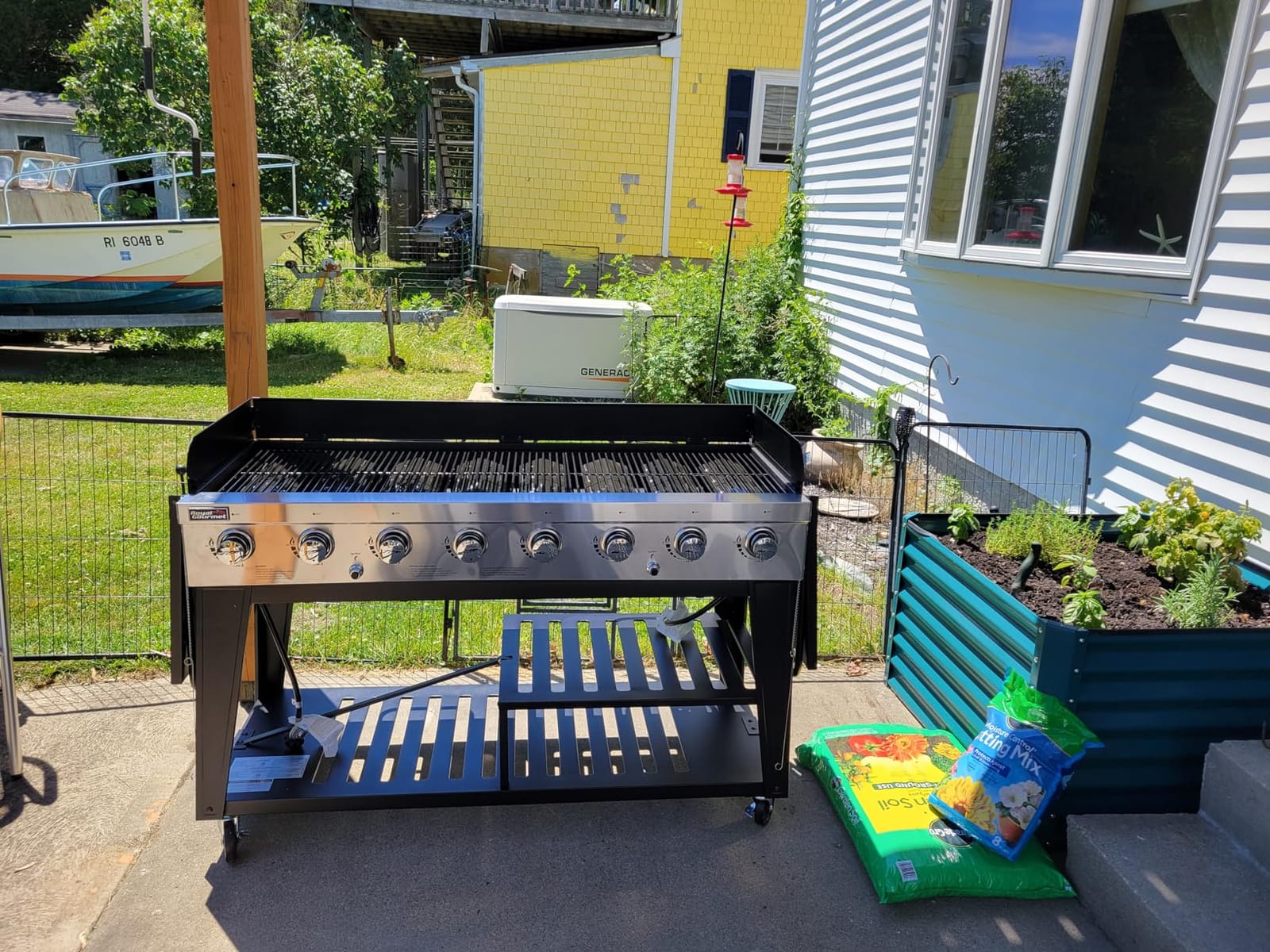 Royal Gourmet 8-Burner Gas Grill, 104,000 BTUs Liquid Propane Grill customer photo 1