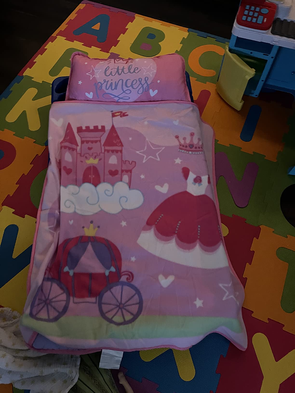 Baby Boom Kids Nap Mat Set - Includes Pillow and Fleece Blanket customer photo 2