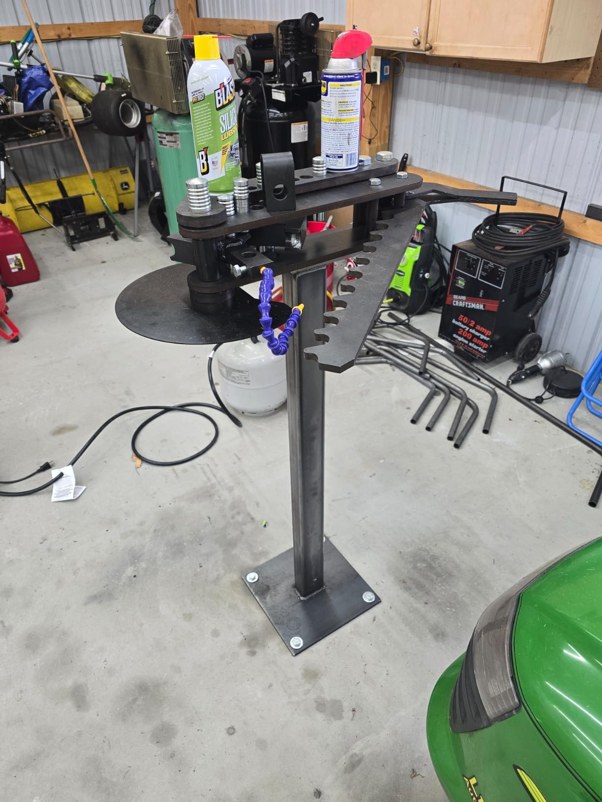 ECOTRIC Tube and Pipe Bender Black Oxide Coating Steel Manual Hand Bender | Tubing Tube Bender Pipe Bender Replace for WFB2 customer photo 2
