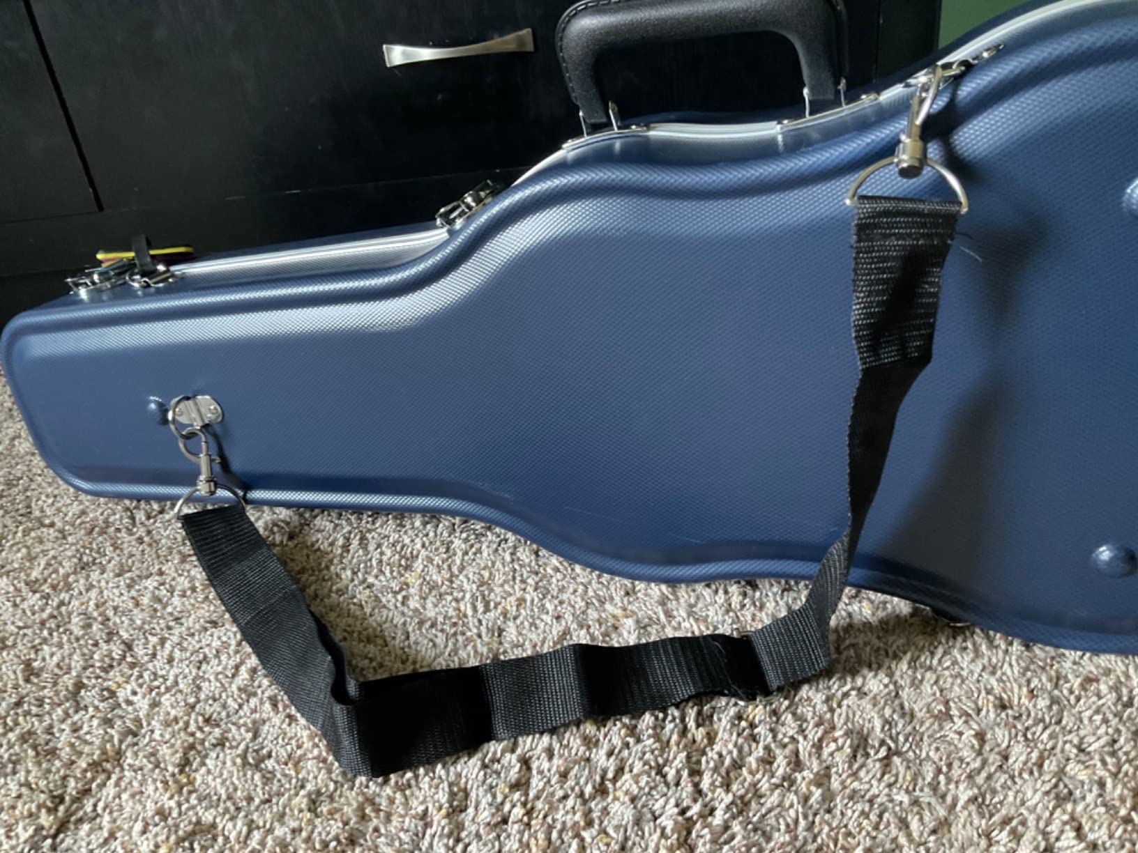 Crossrock ABS 16”–16.5” Viola Case | Backpack Style, Black – Molded Hard Shell, Plush Interior, Dual Bow Holders (CRA860VL165BK) customer photo 1