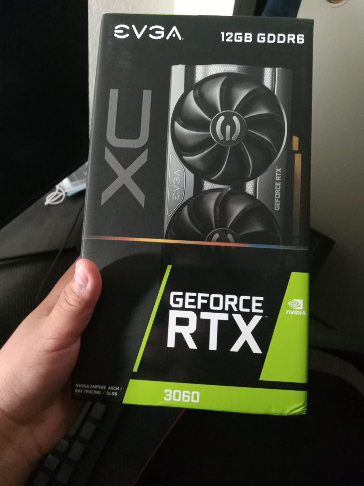 GeForce RTX 3060 XC Gaming, 12G-P5-3657-KR, 12GB GDDR6, Dual-Fan, Metal Backplate customer photo 2