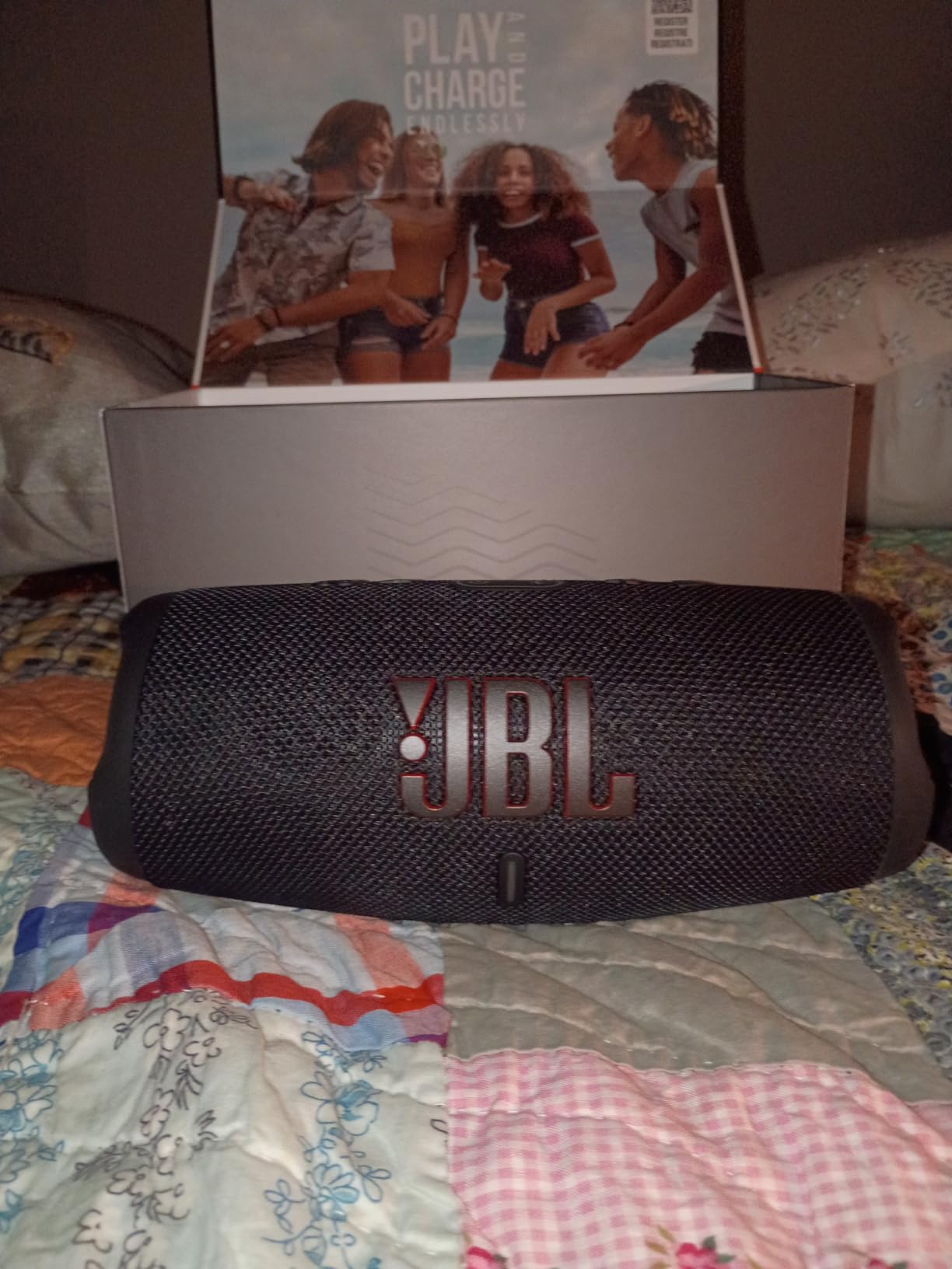 Charge 5 - Portable Waterproof Speaker - Black | Bold JBL Original Pro Sound, 20 hours of playtime, IP67 waterproof and dustproof, Wireless Bluetooth Streaming customer photo 1