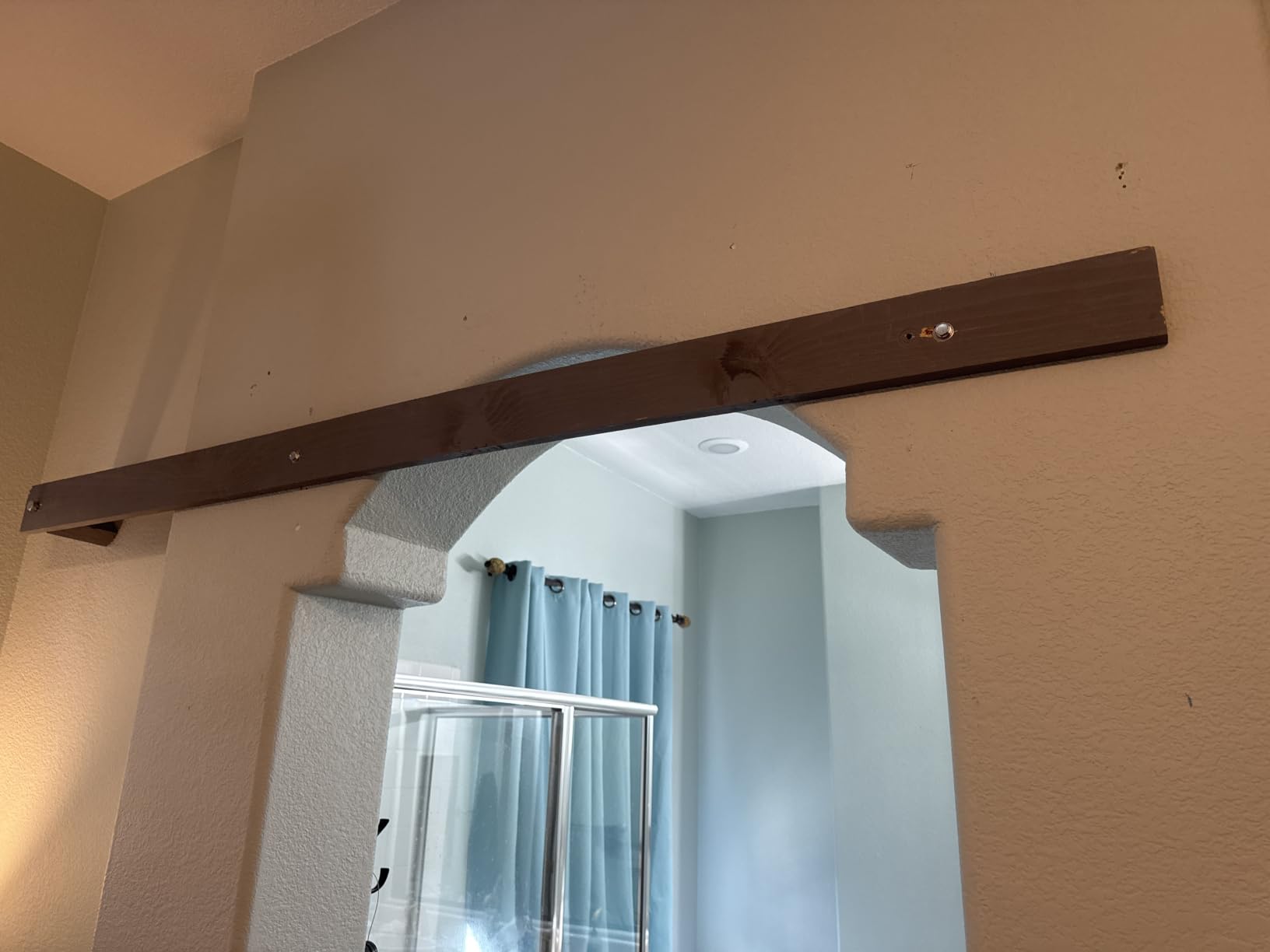 FREDBECK 36x84 Barn Doors and Hardware Included, K-Frame, Grey Wood Door, with 6.6ft Barn Door Hardware Track Kit customer photo 2