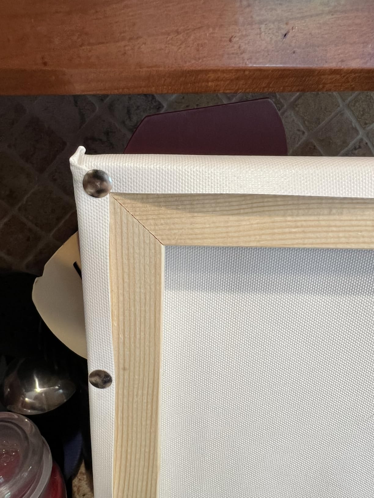 DIY Canvas Stretcher Bars 16x20 Inch Canvas Frame - Easy to Assemble, Gallery Wrap Oil Frame Kits Canvas Wood Stretcher Bars customer photo 2