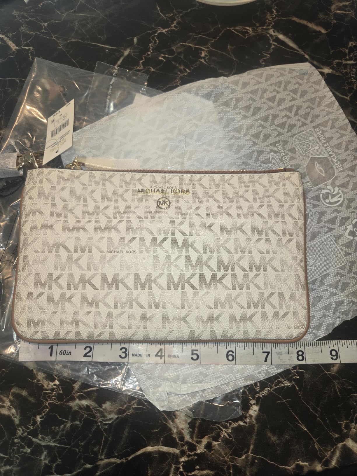 Michael Kors Jet Set Charm Medium Top Zip Wristlet customer photo 1